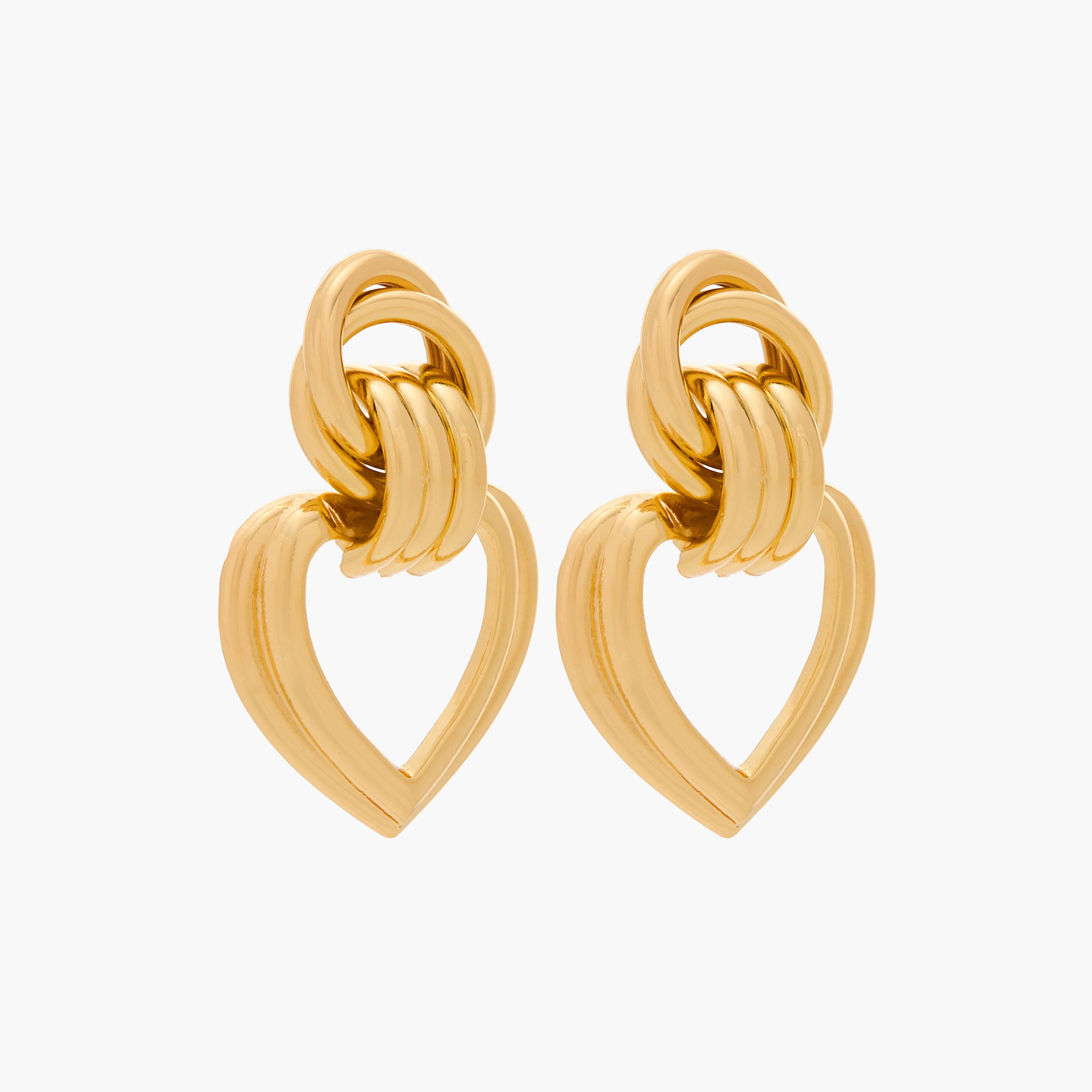 Gloo Heart-Shaped Earring with Pushback Closure-women-watchesandjewellery-jewellery-earrings-image-2