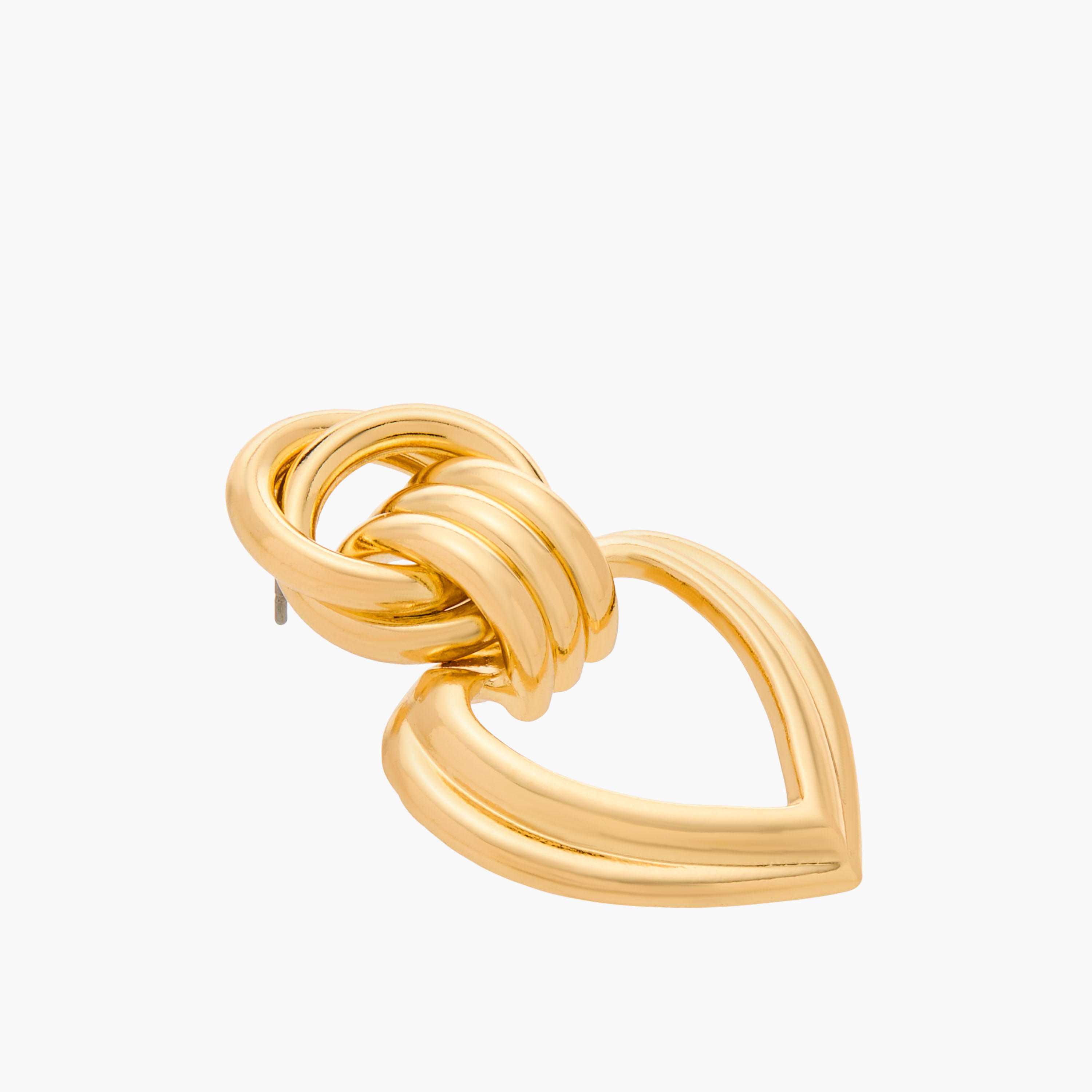 Gloo Heart-Shaped Earring with Pushback Closure-women-watchesandjewellery-jewellery-earrings-image-4