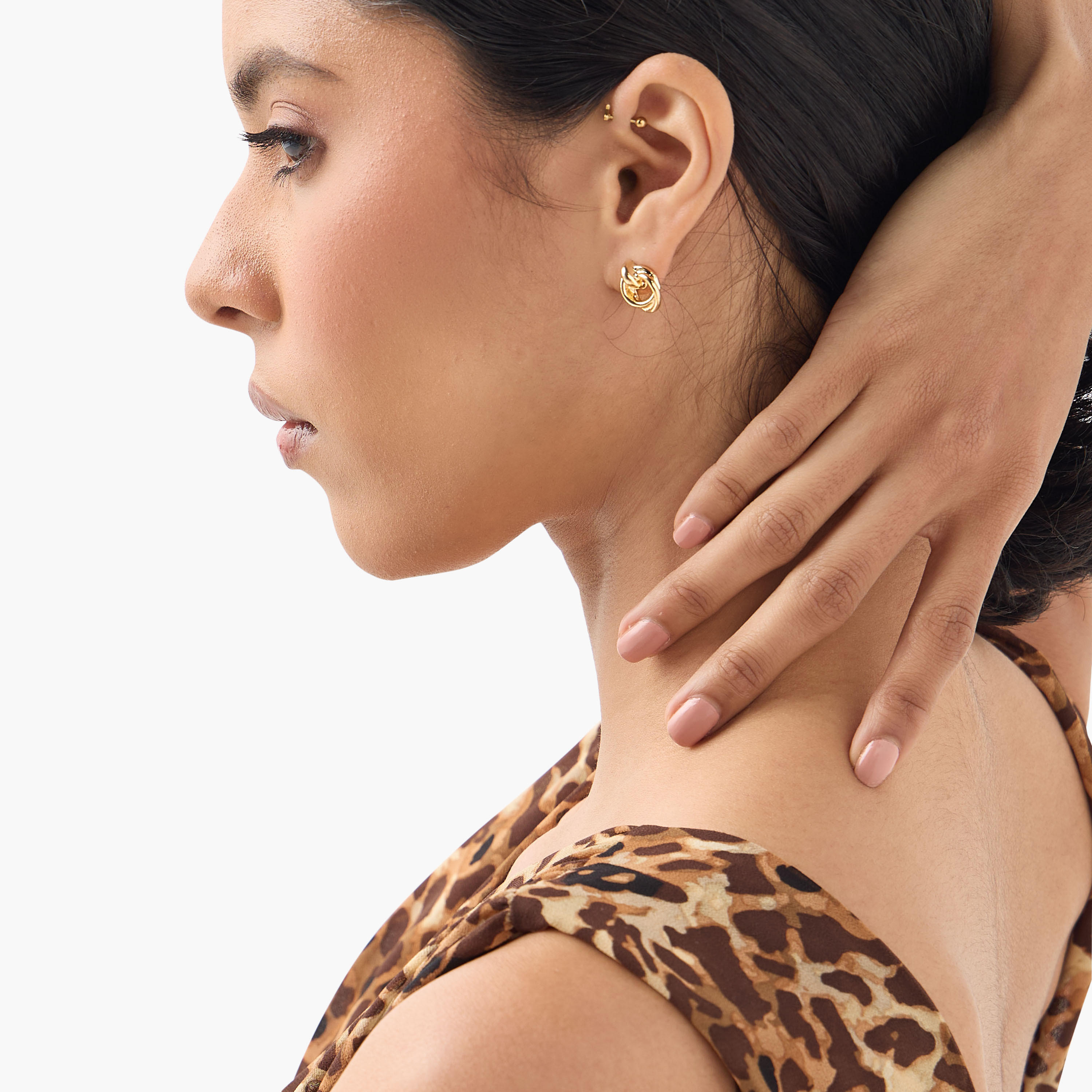 حلقان معدنية متنوعة بمكبس إغلاق خلفي - طقم من 20 قطعة-women-watchesandjewellery-jewellery-earrings-image-2