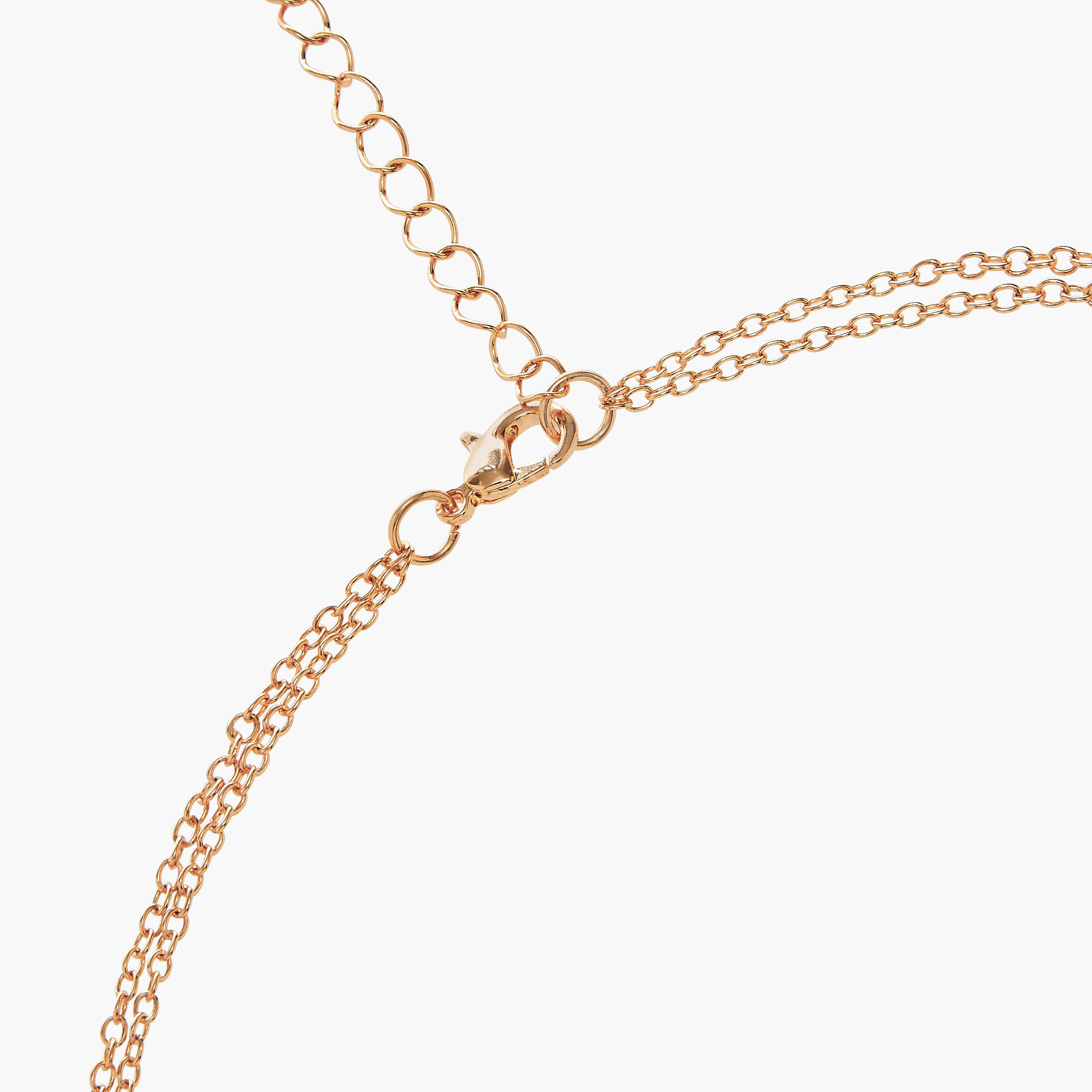 عقد سلسلة بطبقات ودلاية ومشبك إغلاق-women-watchesandjewellery-jewellery-necklacesandpendants-image-6