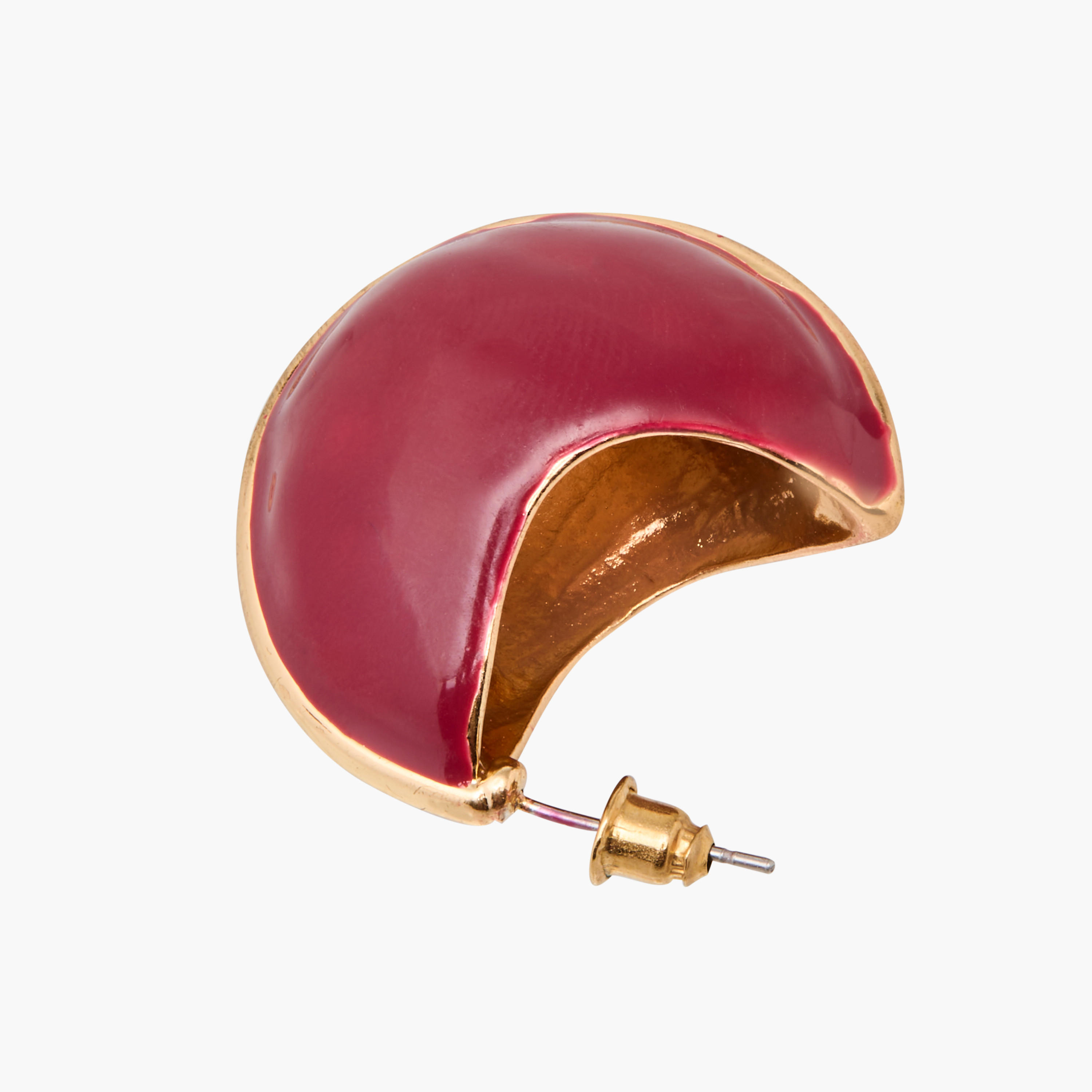حلقان منسدلة بتصميم دمعة ومكبس إغلاق خلفي - طقم من زوجين-women-watchesandjewellery-jewellery-earrings-image-6