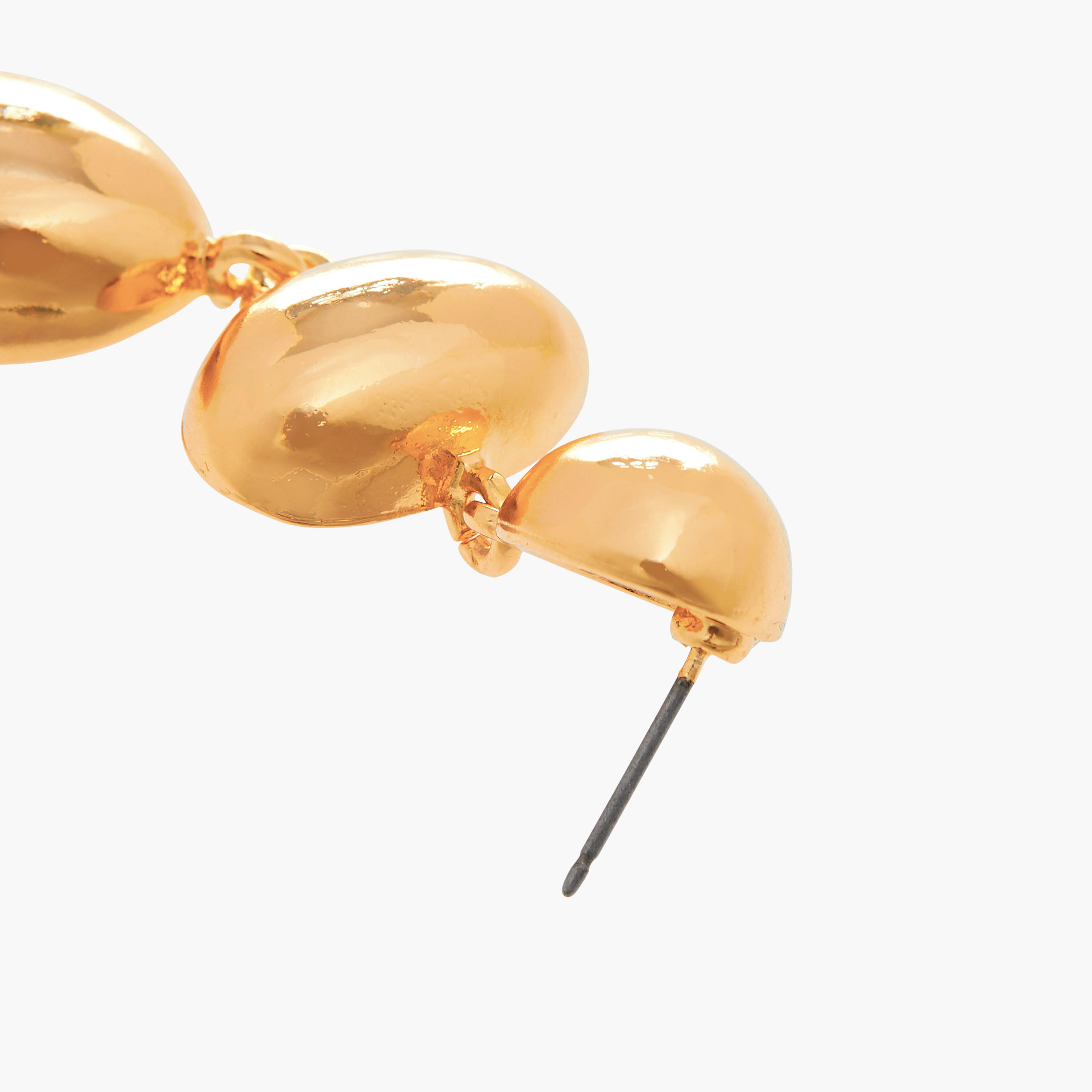 حلقان متدلية ميتالك بمكبس إغلاق خلفي - طقم من زوجين-women-watchesandjewellery-jewellery-earrings-image-1