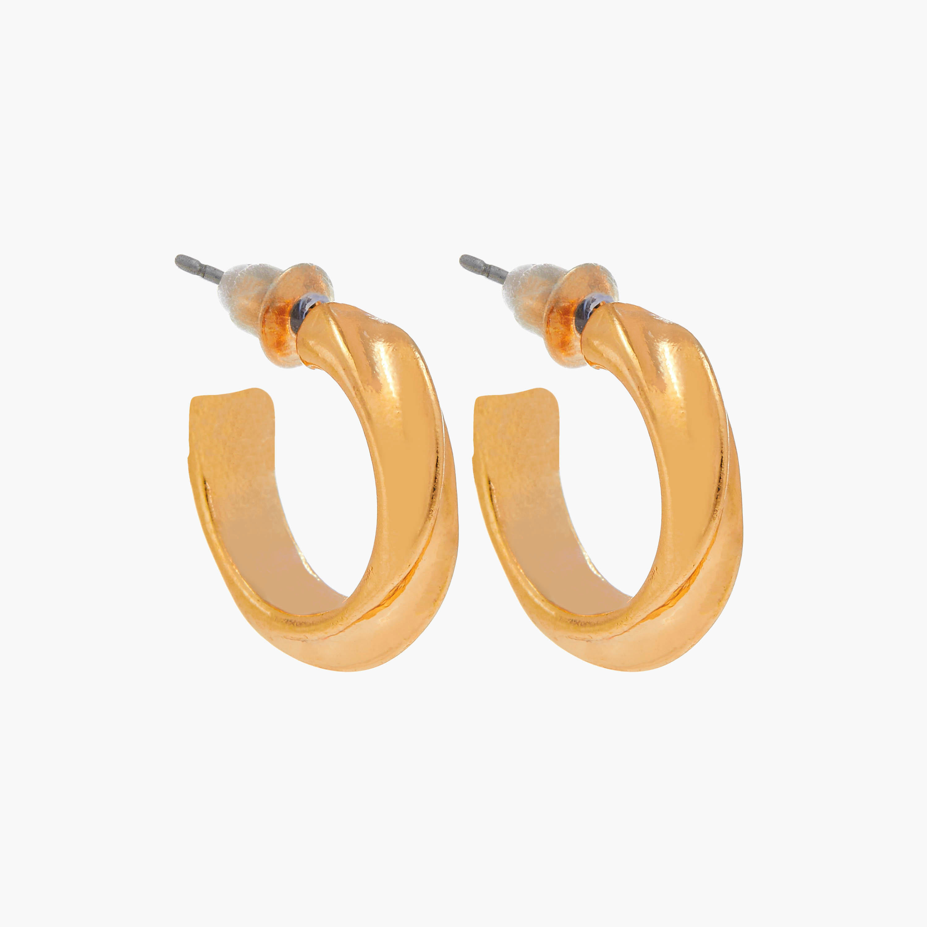 حلقان متنوعة بمكبس إغلاق خلفي - طقم من 3 أزواج-women-watchesandjewellery-jewellery-earrings-image-4