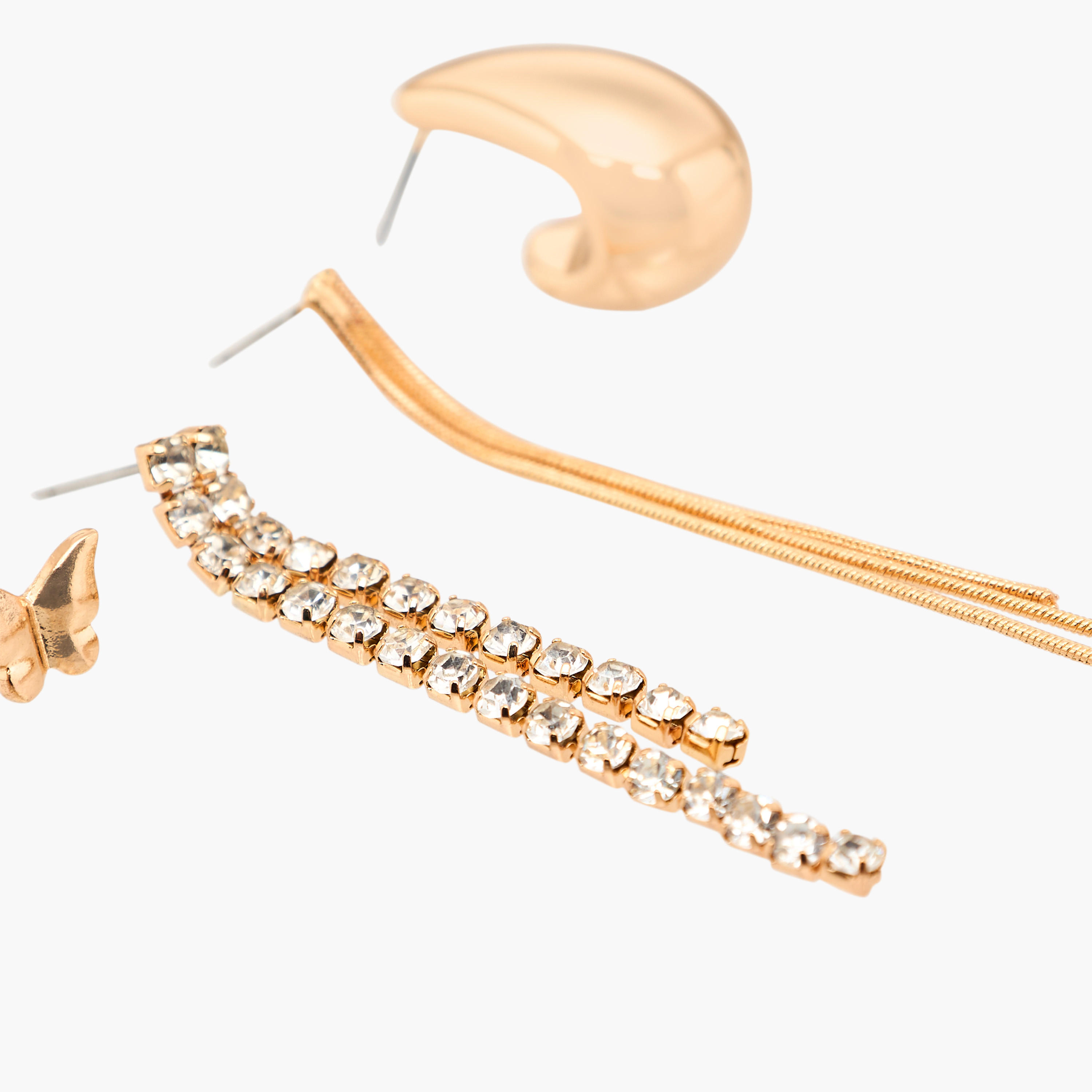 حلقان متنوعة - طقم 6 أزواج-women-watchesandjewellery-jewellery-earrings-image-2