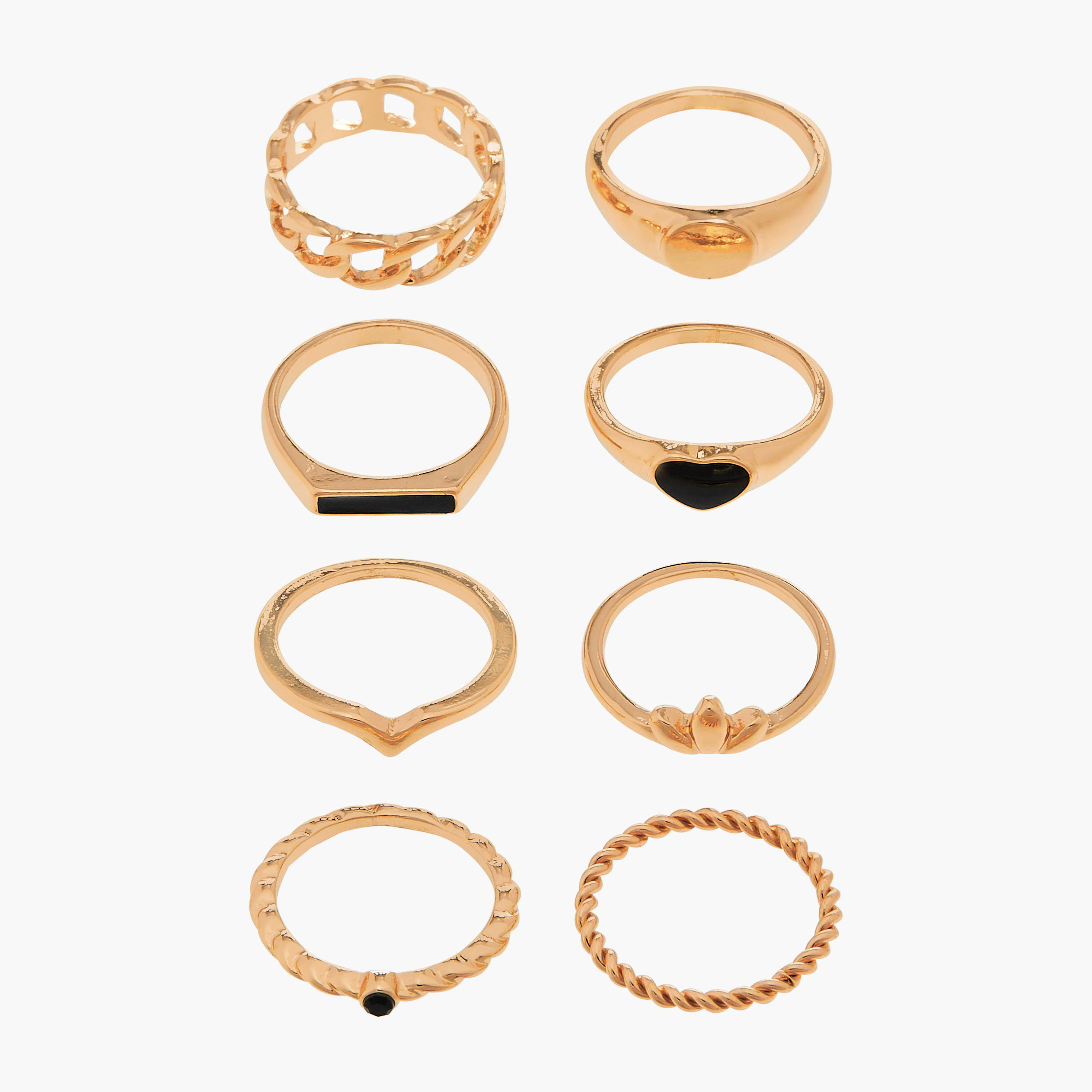 Set of 8 - Assorted Ring-women-watchesandjewellery-jewellery-rings-image-1