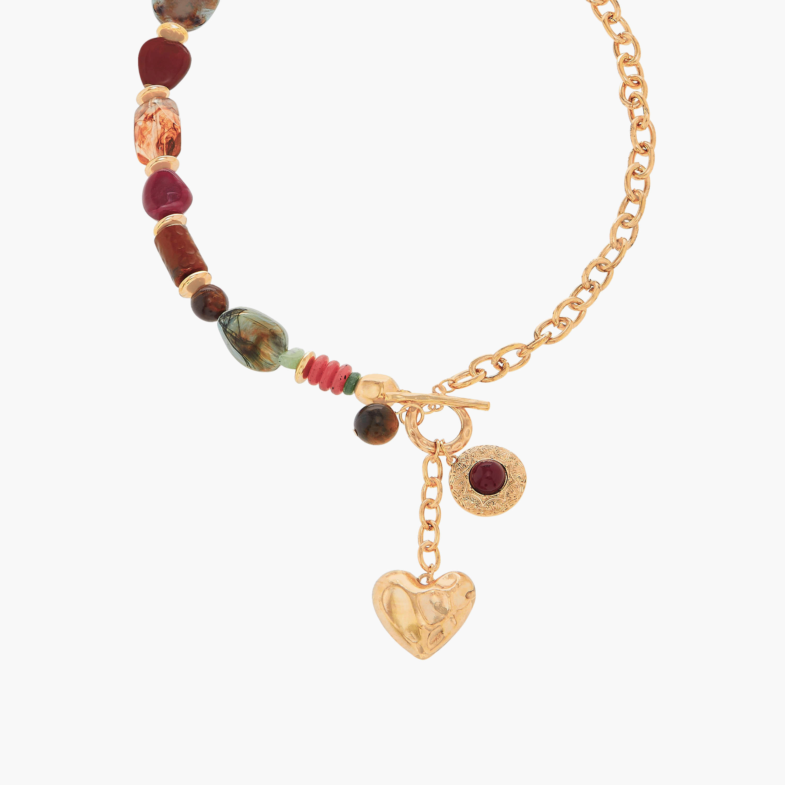 Beaded Pendant Necklace with Lobster Clasp Closure-women-watchesandjewellery-jewellery-necklacesandpendants-image-3