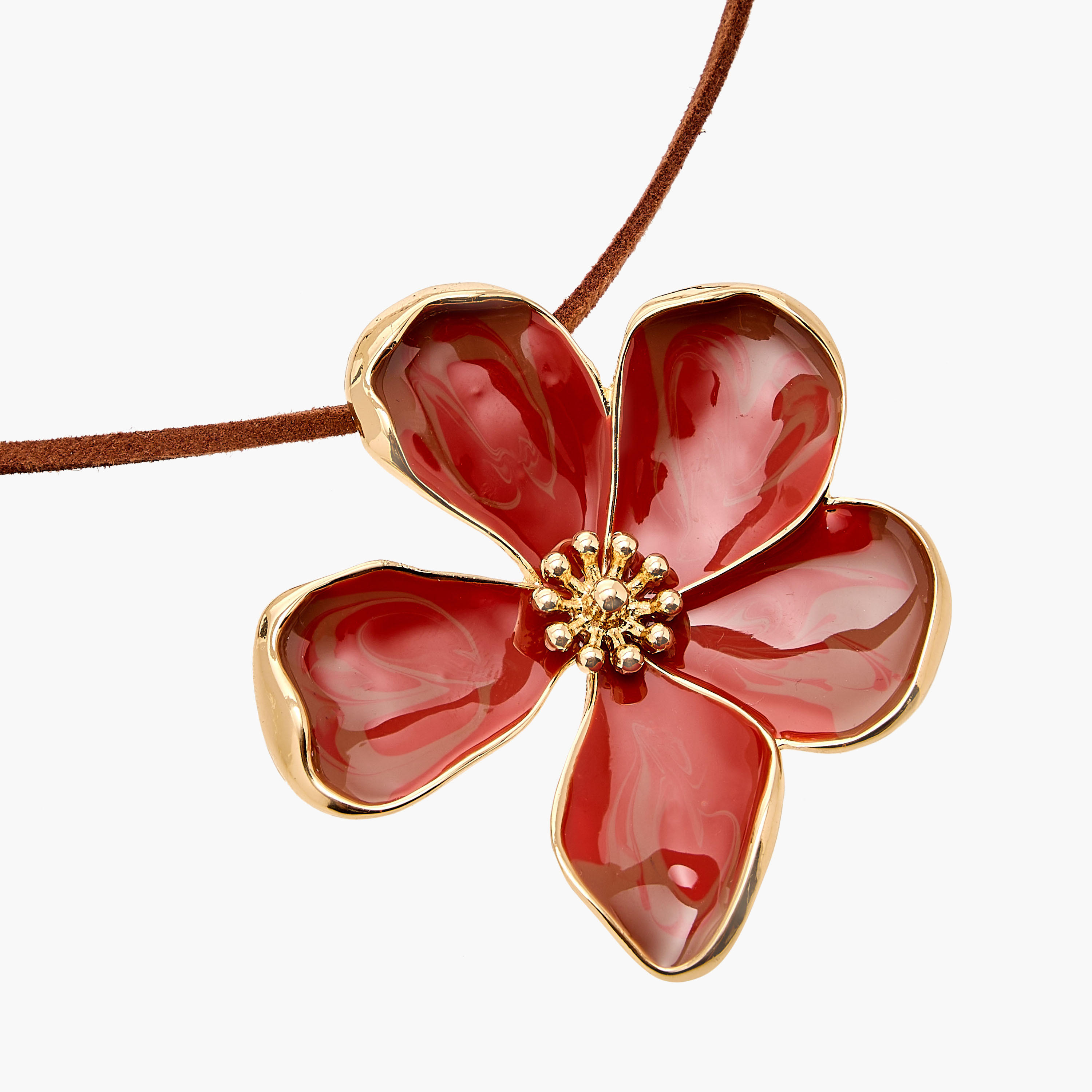 Floral Pendant Necklace with Lobster Clasp Closure-women-watchesandjewellery-jewellery-necklacesandpendants-image-5