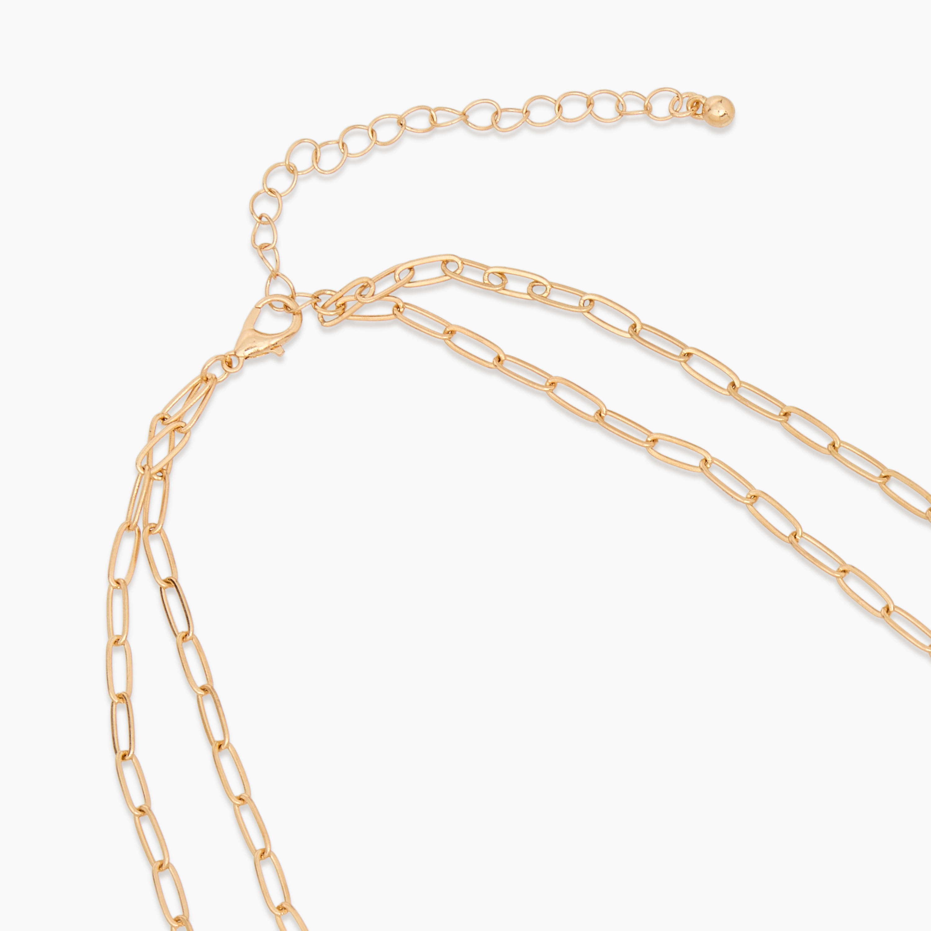 عقد متعدد الطبقات مزين بالأحجار وبمشبك إغلاق-women-watchesandjewellery-jewellery-necklacesandpendants-image-5