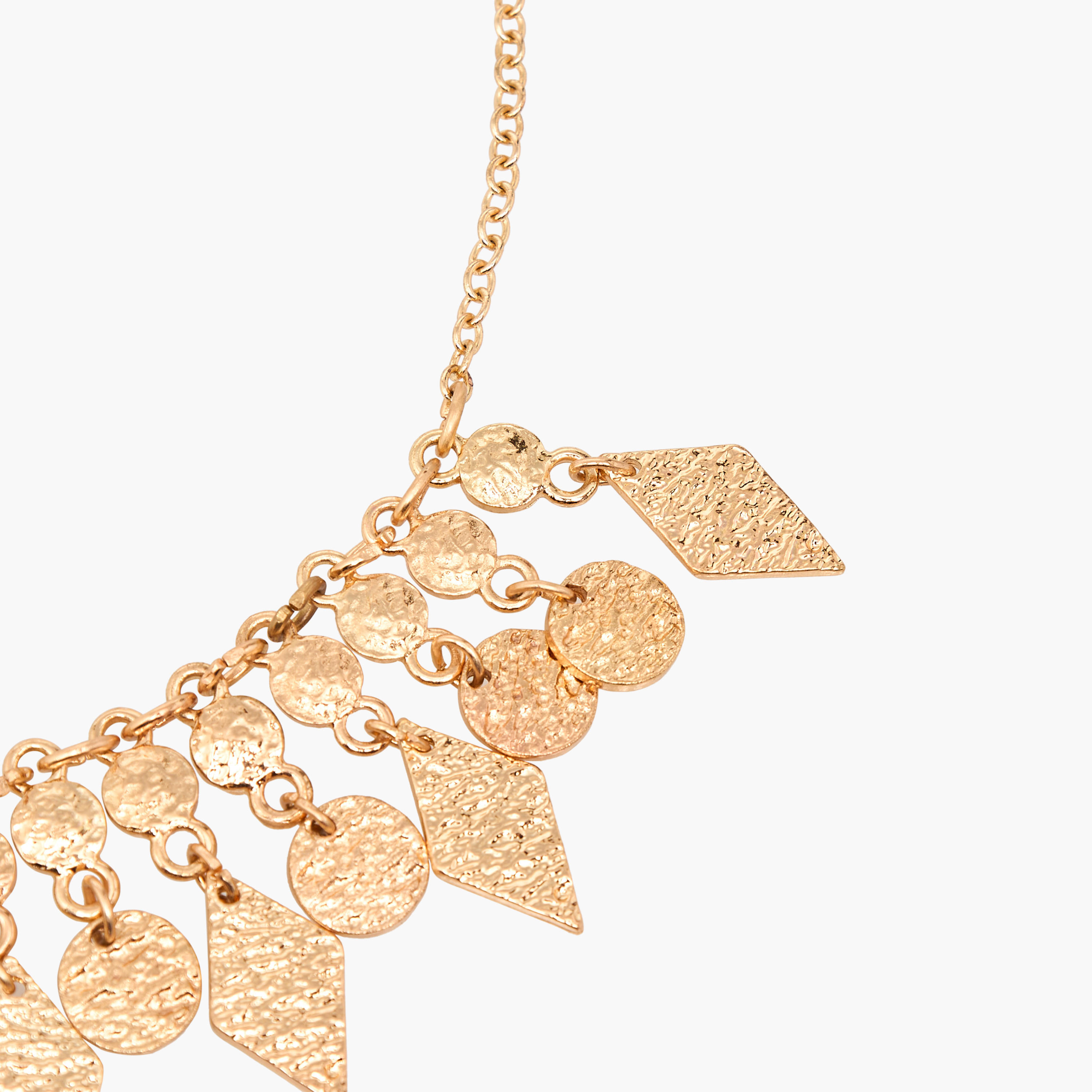 Metallic Necklace with Lobster Clasp Closure-women-watchesandjewellery-jewellery-necklacesandpendants-image-2