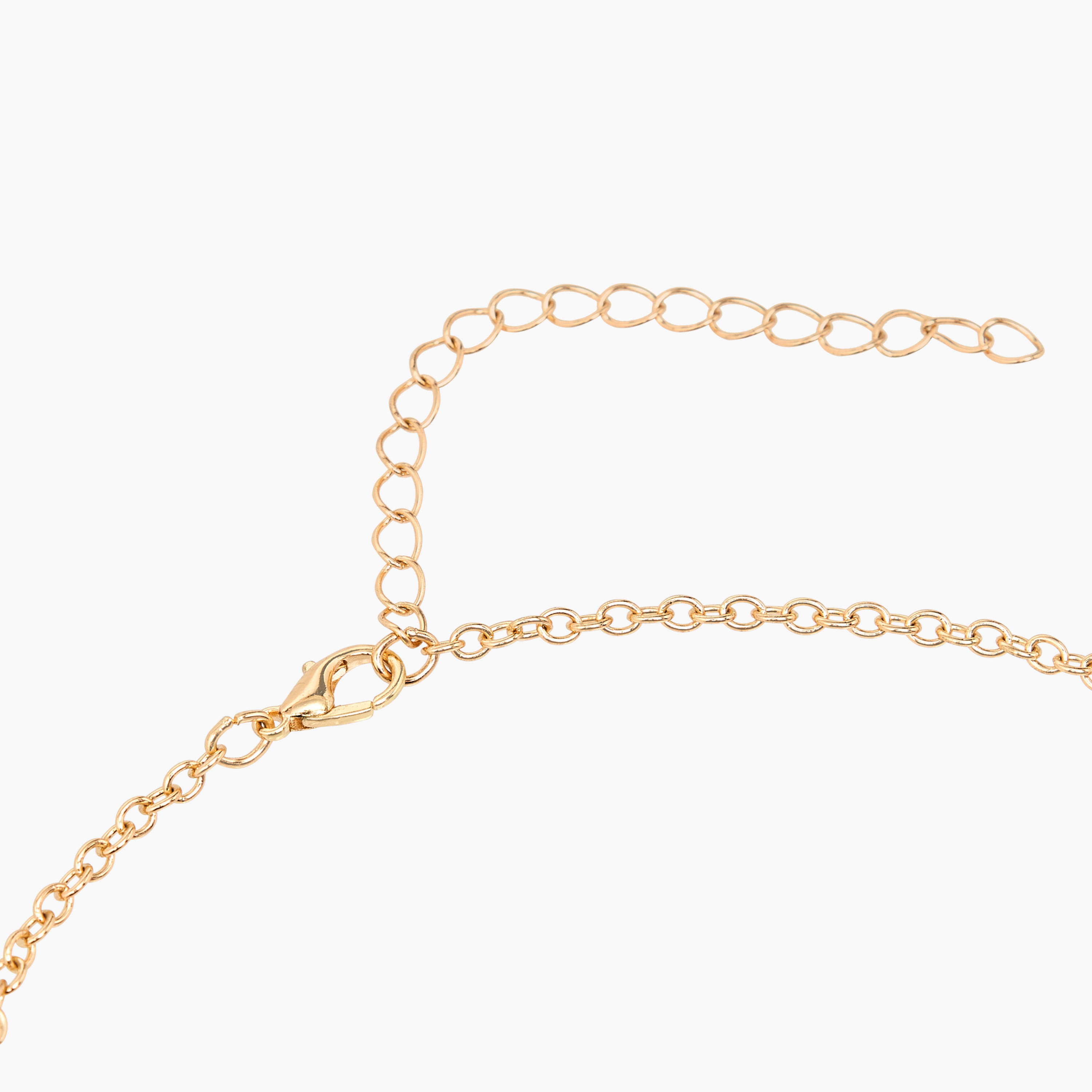 Metallic Necklace with Lobster Clasp Closure-women-watchesandjewellery-jewellery-necklacesandpendants-image-3