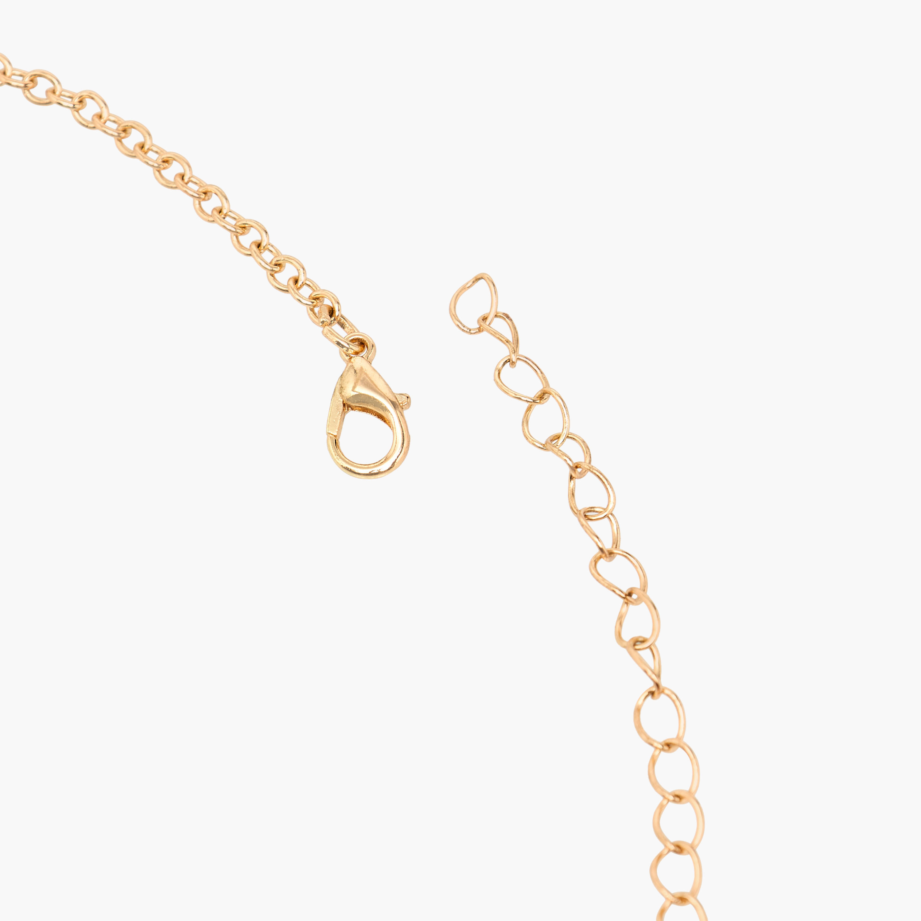 Metallic Necklace with Lobster Clasp Closure-women-watchesandjewellery-jewellery-necklacesandpendants-image-4