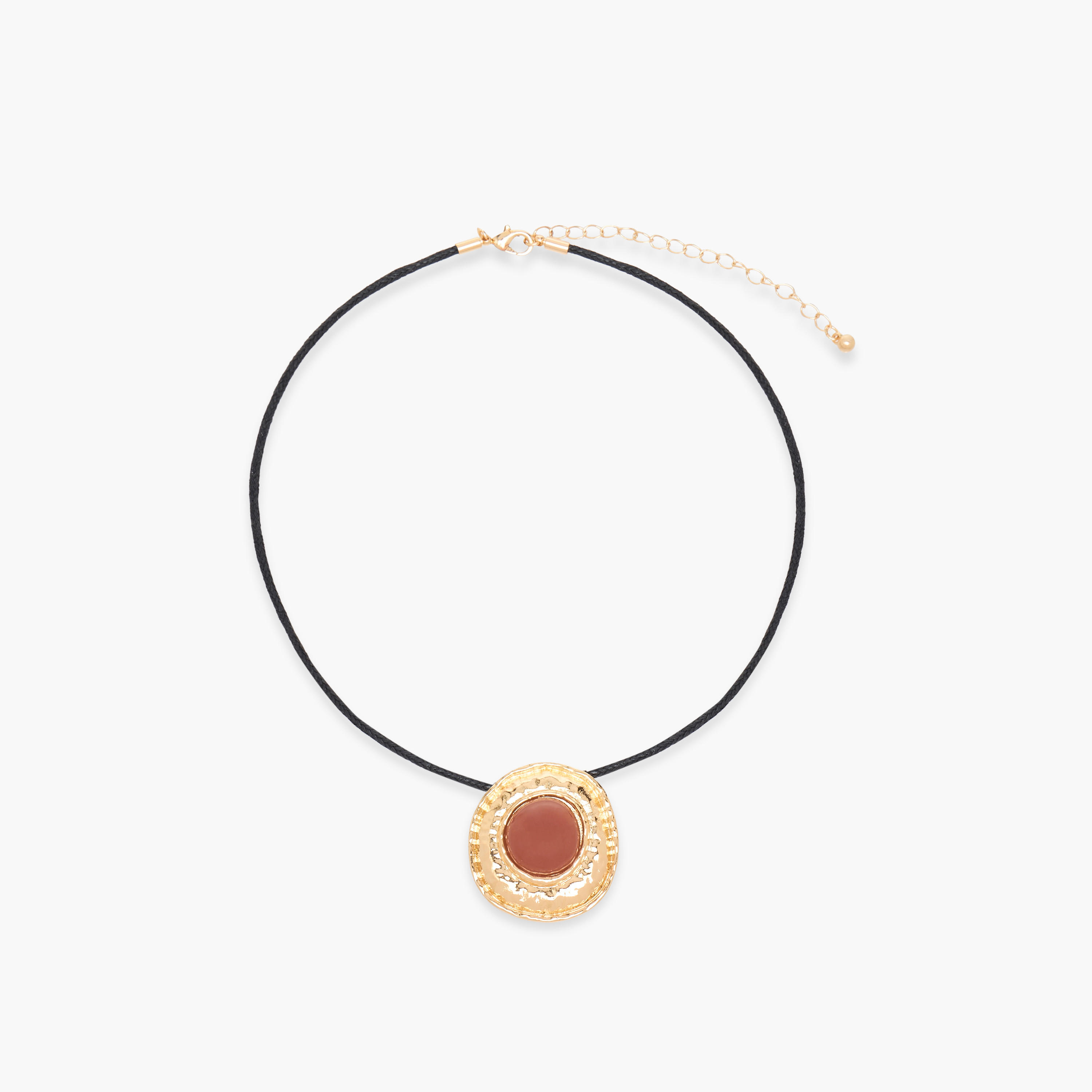عقد بدلاية بتفاصيل راتنج ومشبك إغلاق-women-watchesandjewellery-jewellery-necklacesandpendants-image-1
