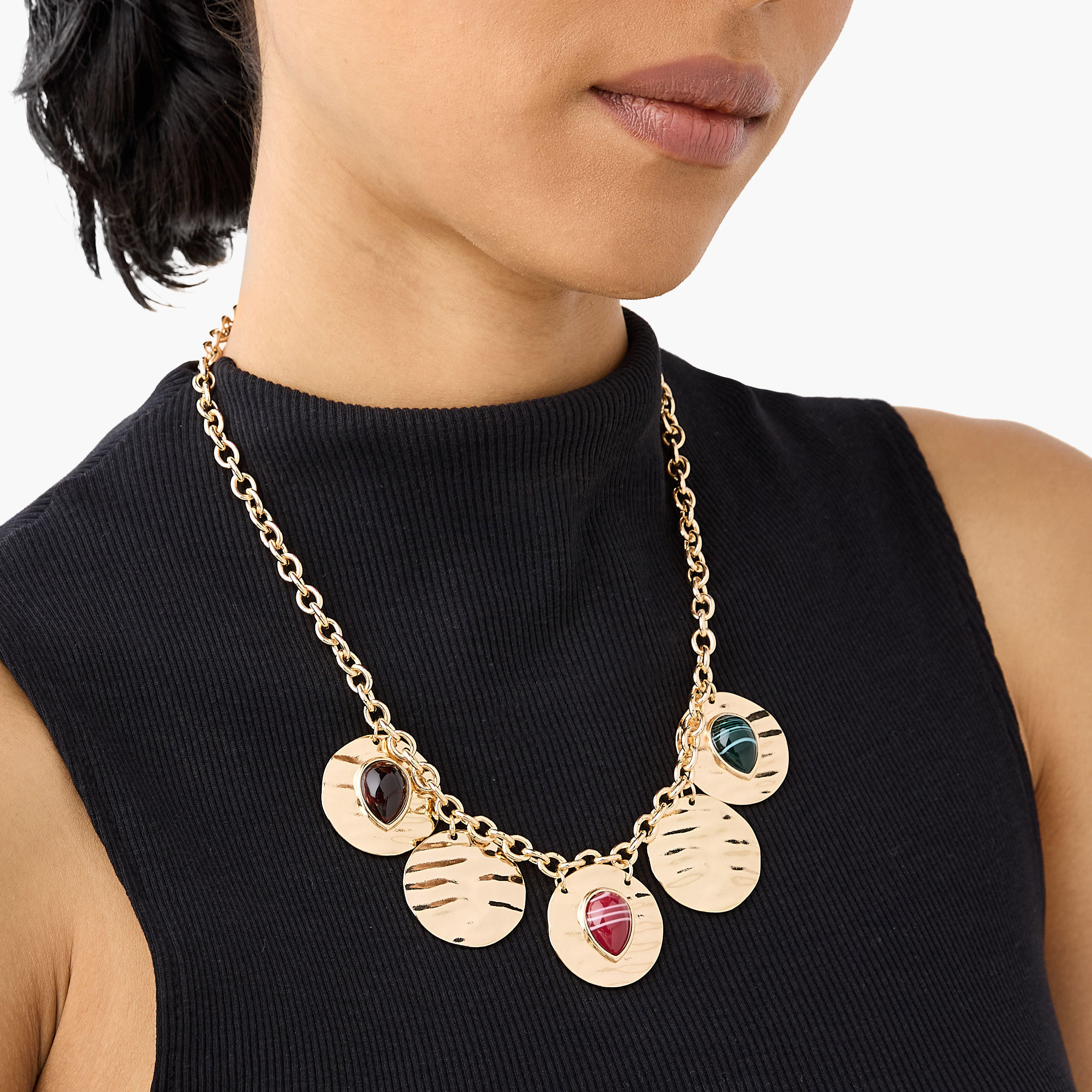 عقد بدلايات بتفاصيل راتنج ومشبك إغلاق-women-watchesandjewellery-jewellery-necklacesandpendants-image-2