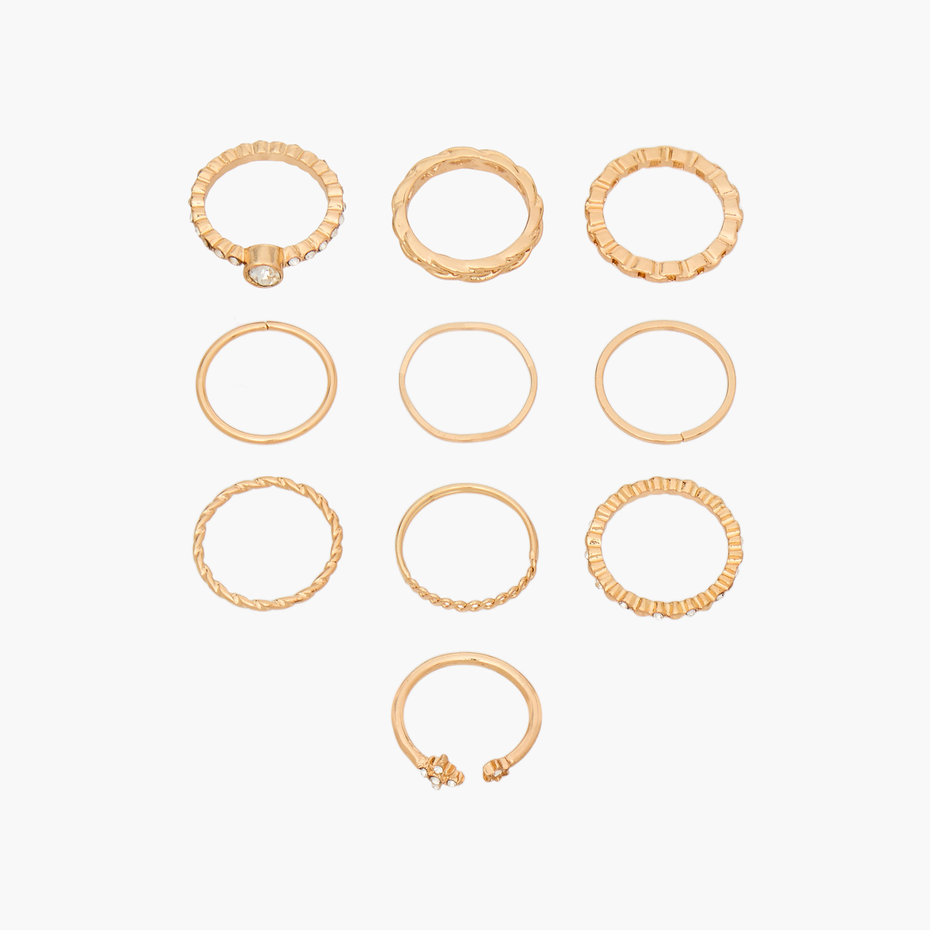 Set of 10 - Assorted Rings-women-watchesandjewellery-jewellery-rings-image-1