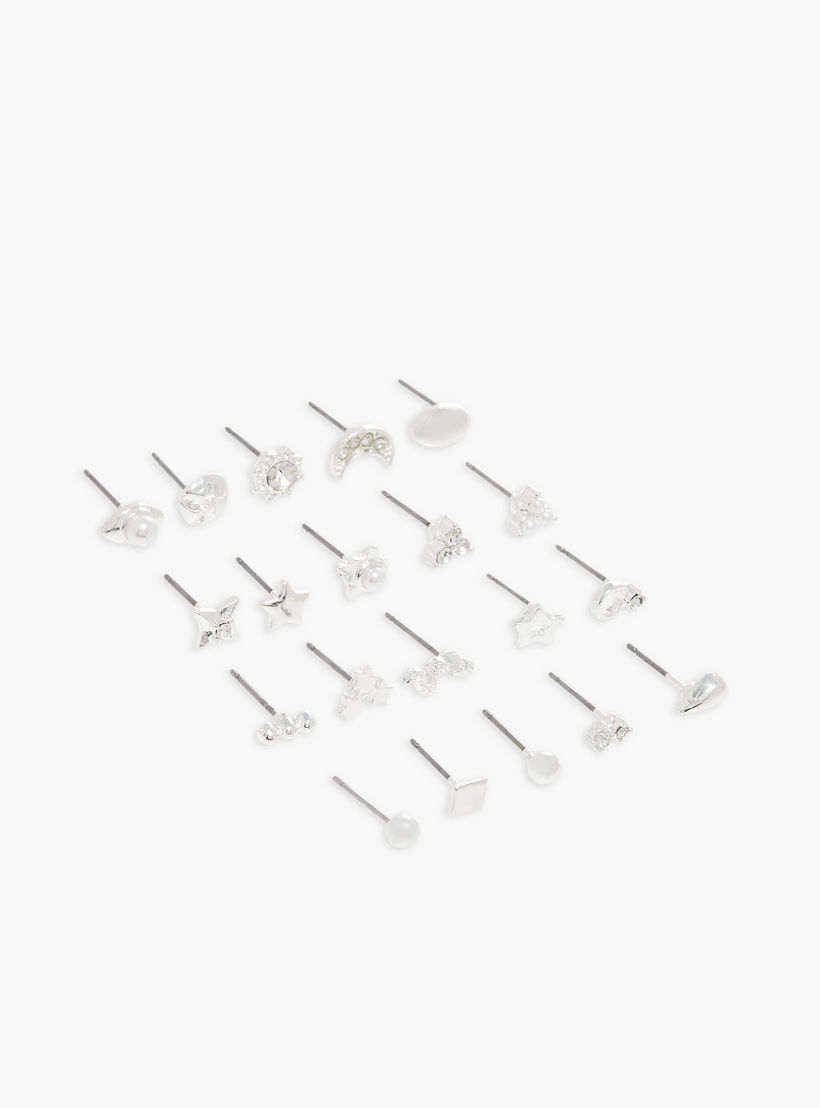 Set of 20 - Embellished Stud Earrings-women-watchesandjewellery-jewellery-earrings-image-3