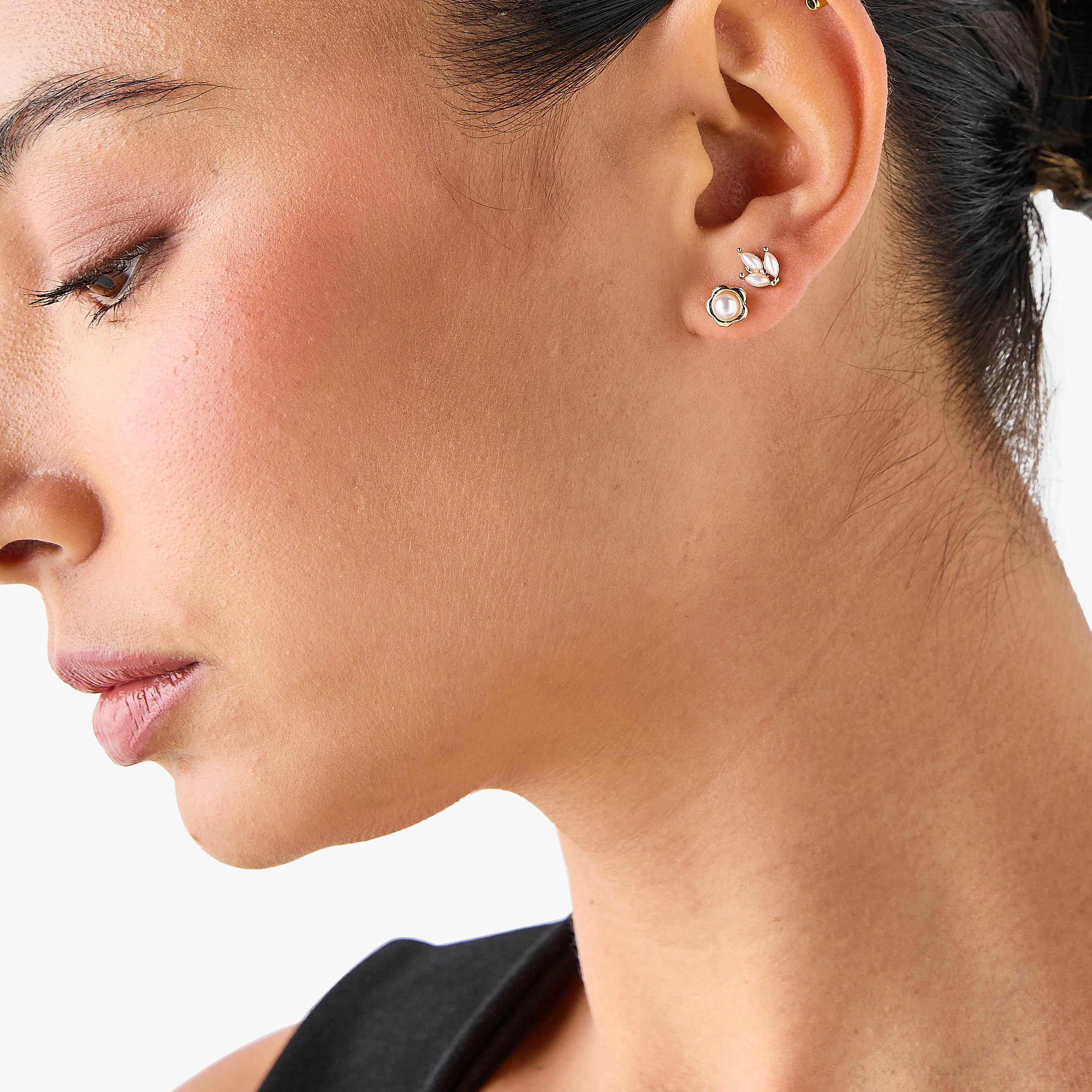 حلقان متنوعة بمكبس إغلاق خلفي - طقم من 20 زوج-women-watchesandjewellery-jewellery-earrings-image-2