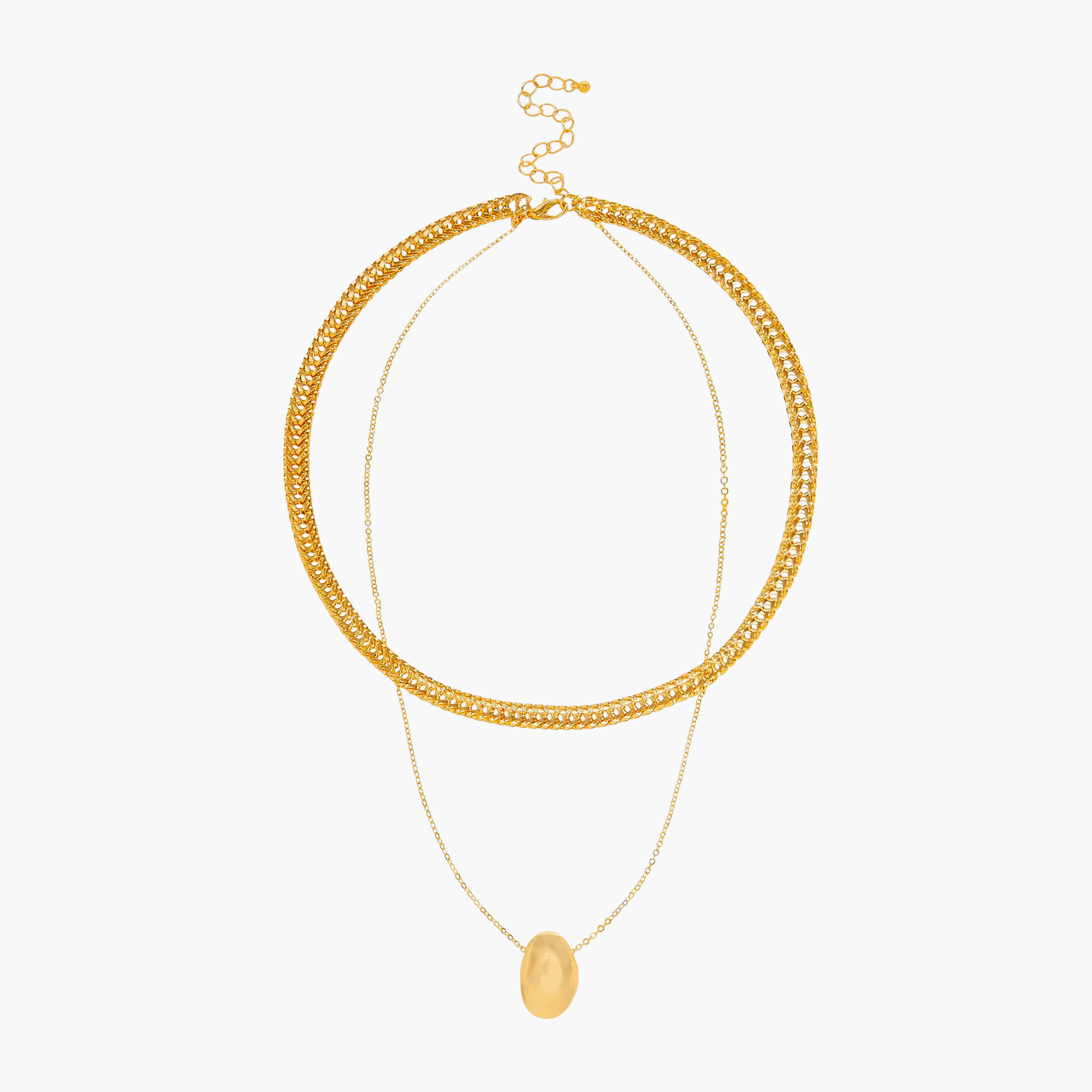 عقد متعدد الطبقات بمشبك إغلاق-women-watchesandjewellery-jewellery-necklacesandpendants-image-1