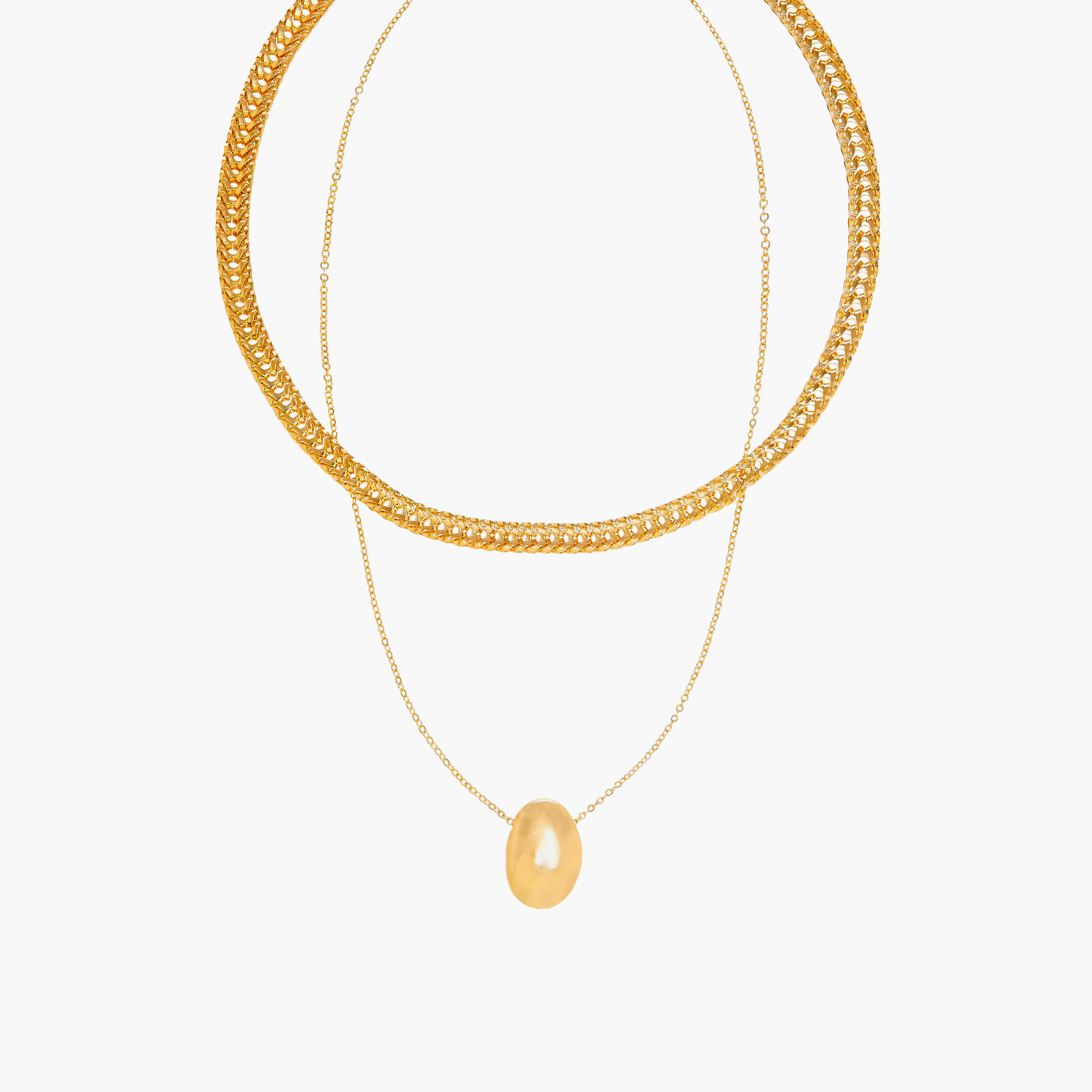 عقد متعدد الطبقات بمشبك إغلاق-women-watchesandjewellery-jewellery-necklacesandpendants-image-3