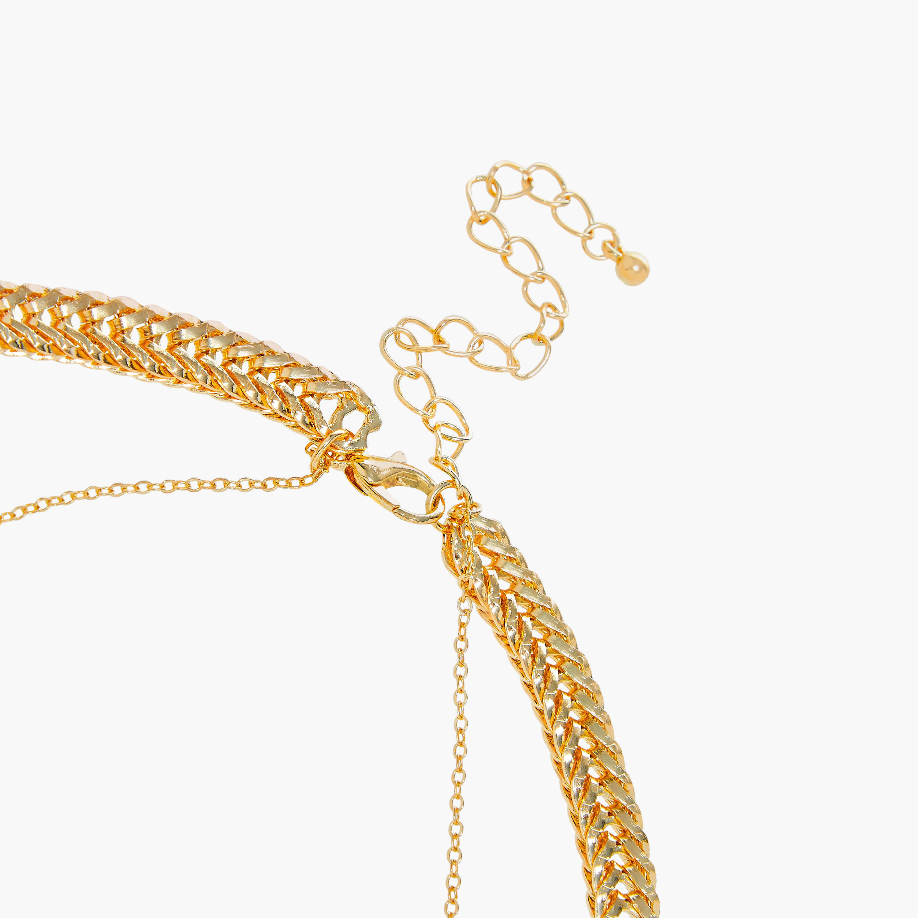 عقد متعدد الطبقات بمشبك إغلاق-women-watchesandjewellery-jewellery-necklacesandpendants-image-6