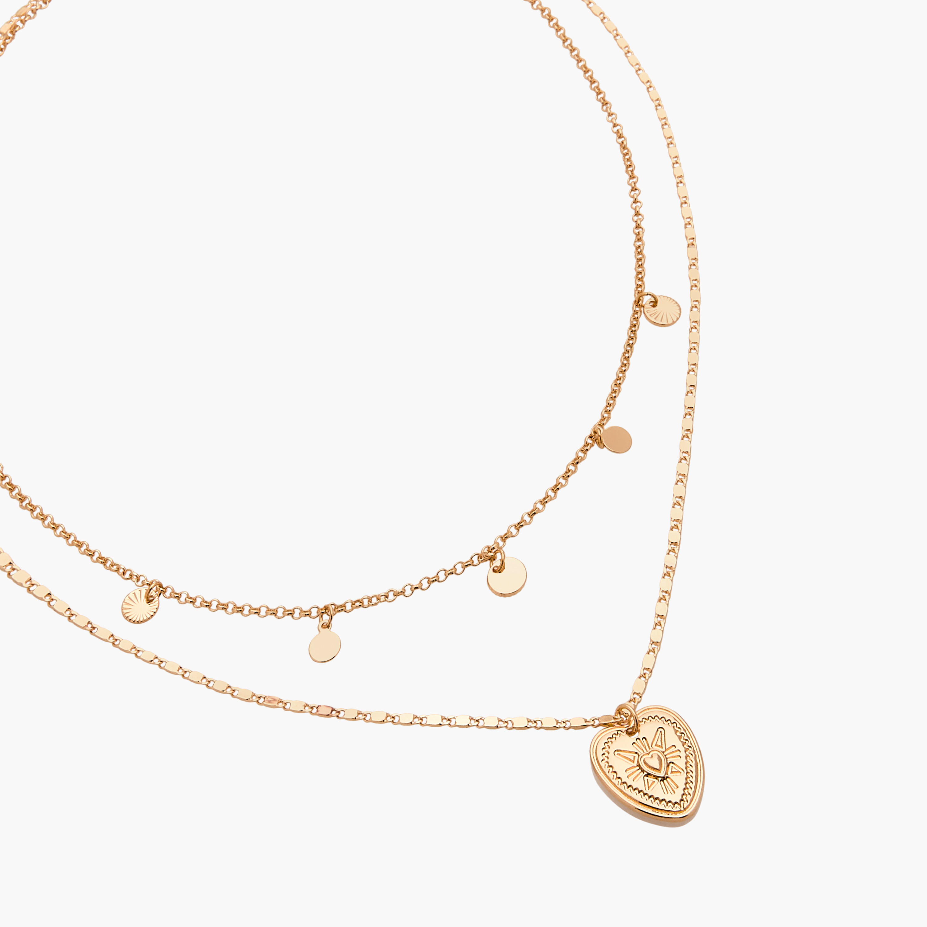 عقد بطبقات ودلايات مع قفل إغلاق-women-watchesandjewellery-jewellery-necklacesandpendants-image-3