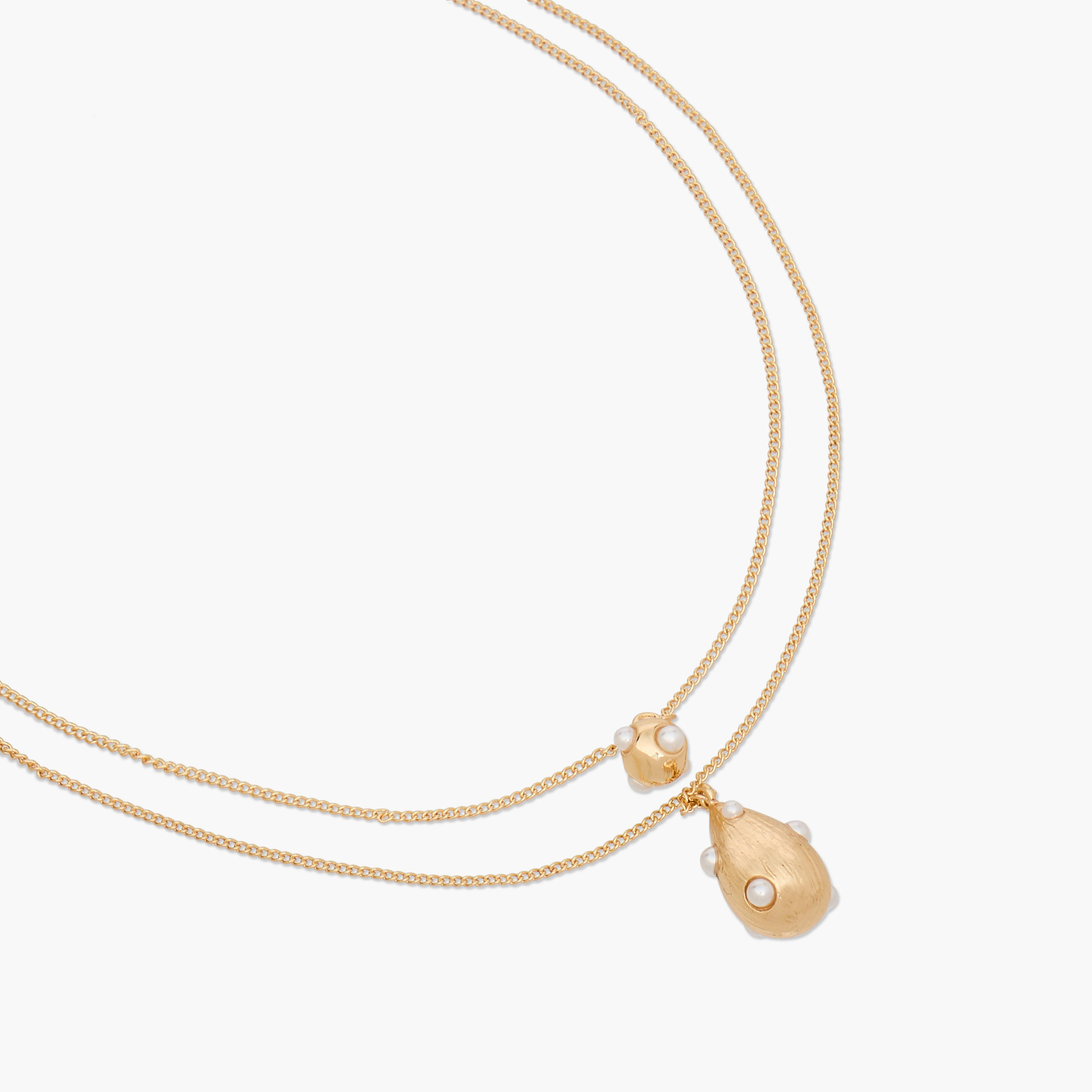عقد بدلاية مزينة باللؤلؤ وبمشبك إغلاق-women-watchesandjewellery-jewellery-necklacesandpendants-image-3