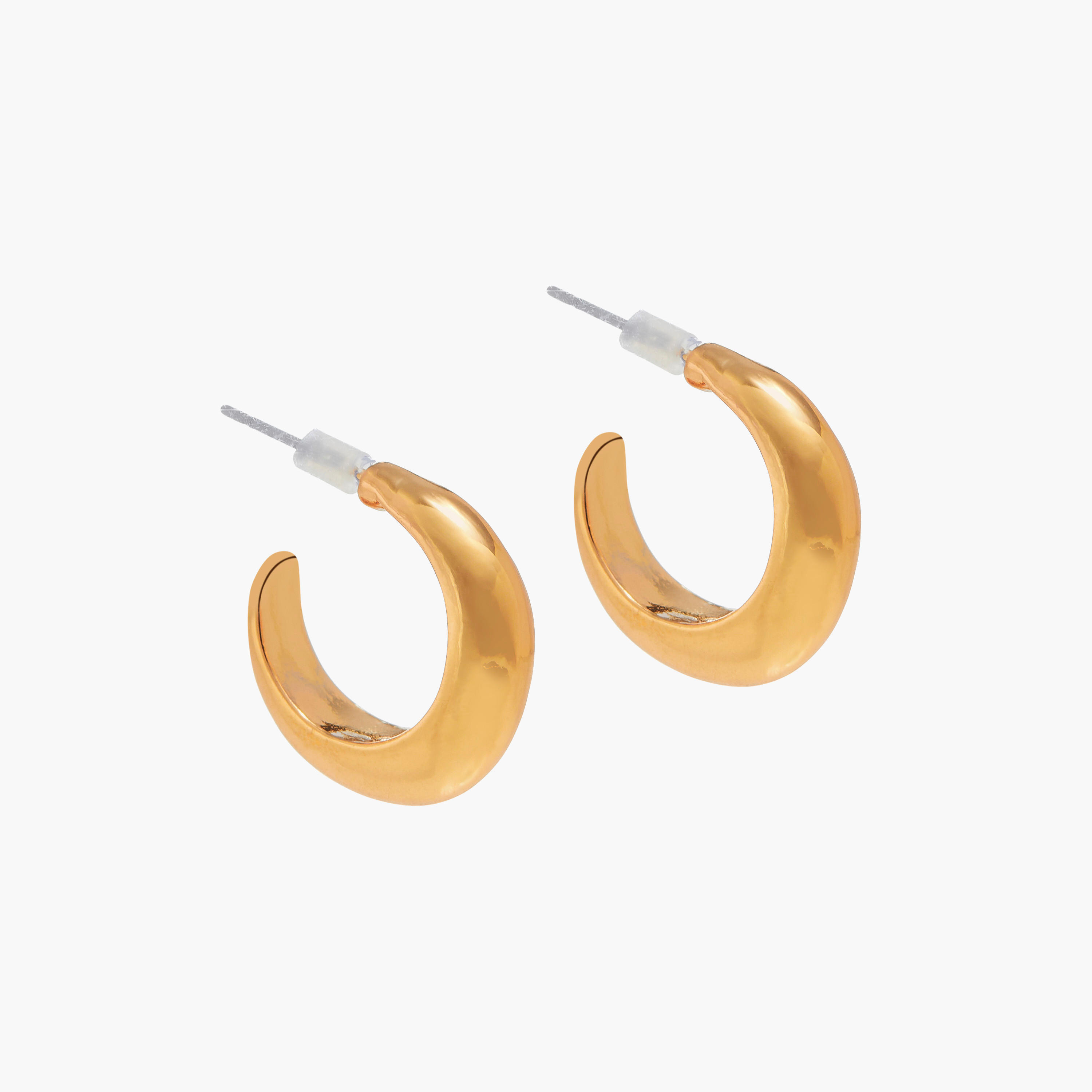 حلقان نصف طوق متنوعة بمكبس إغلاق خلفي - طقم من زوجين-women-watchesandjewellery-jewellery-earrings-image-4