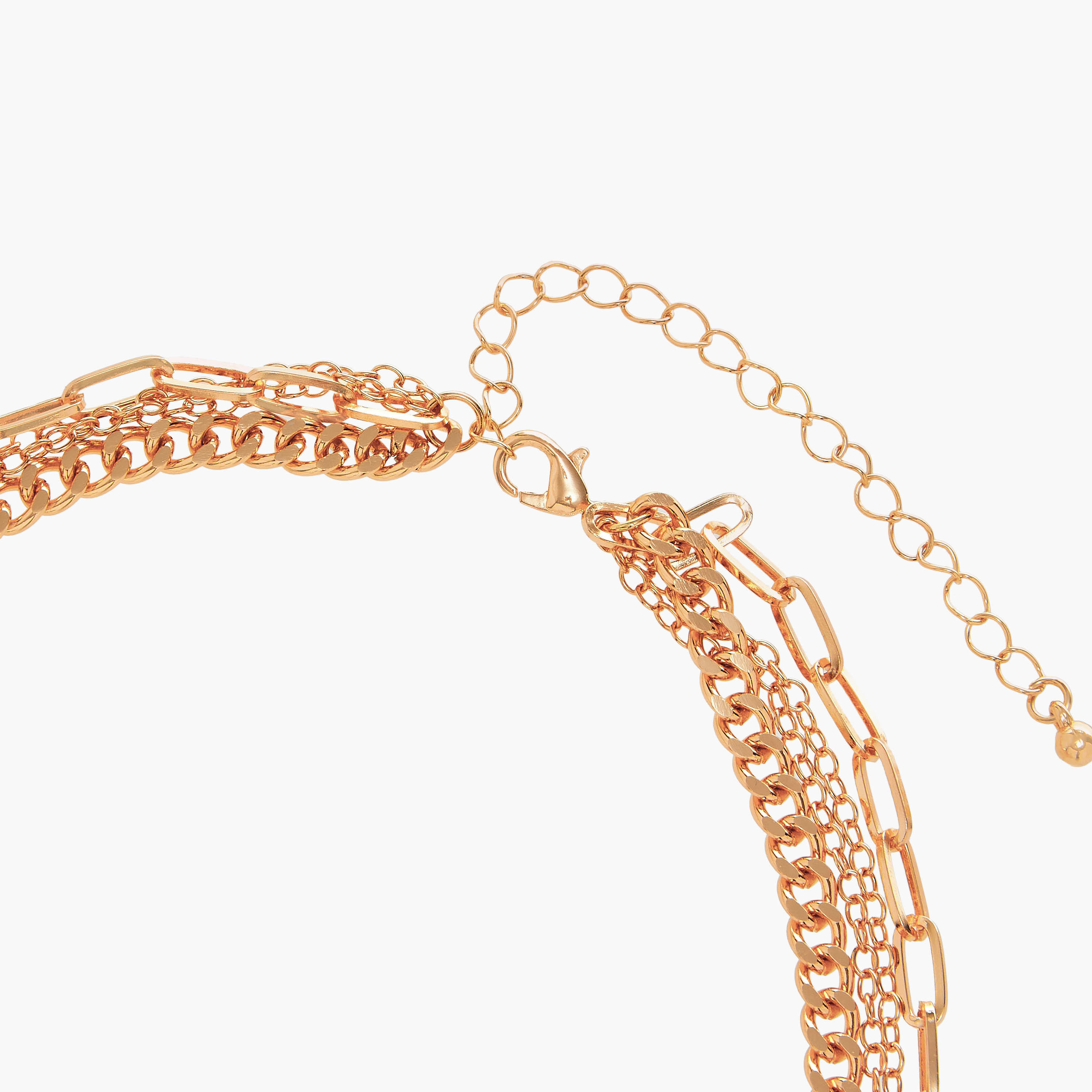 Layered Pendant Necklace with Lobster Clasp Closure-women-watchesandjewellery-jewellery-necklacesandpendants-image-6