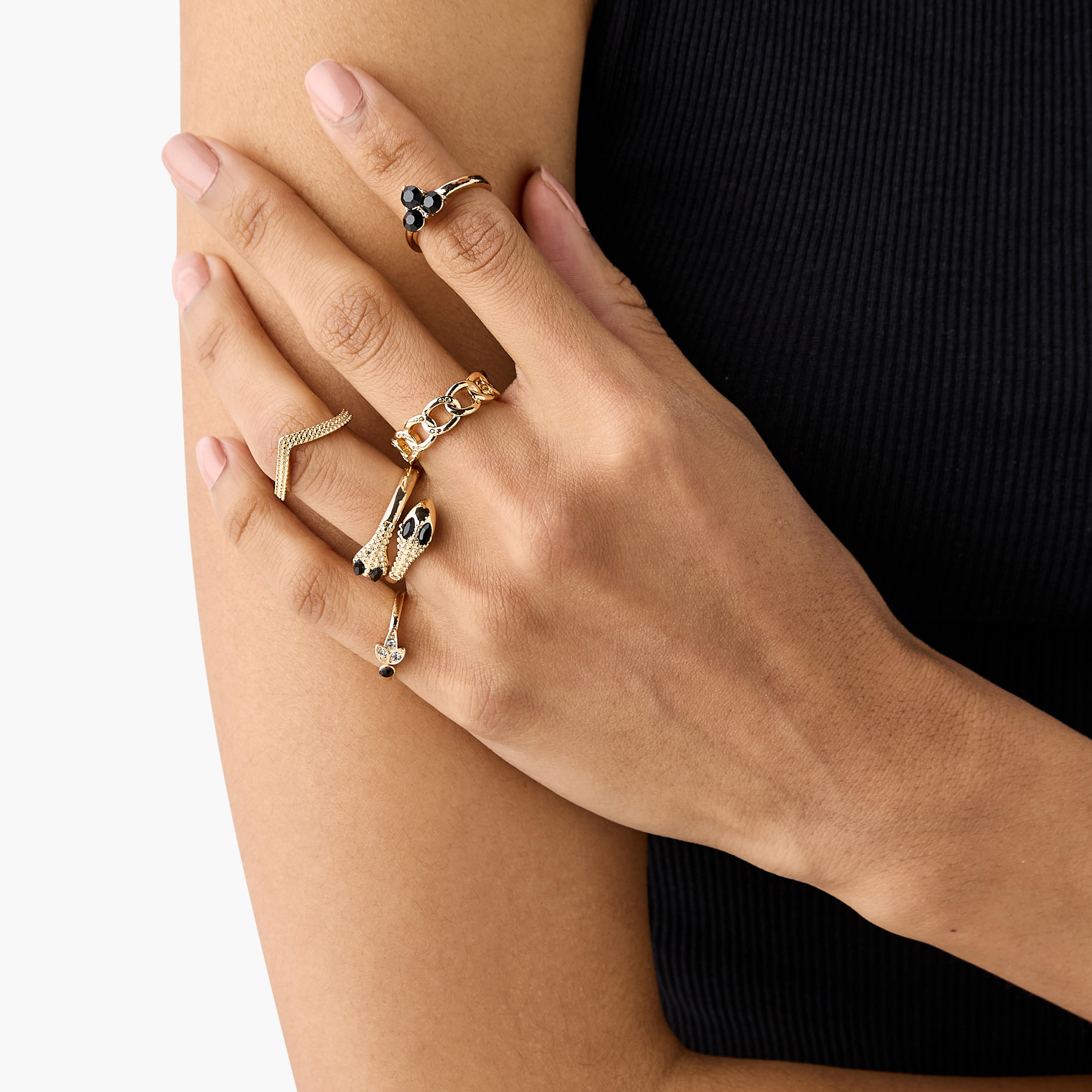Set of 5 - Assorted Ring-women-watchesandjewellery-jewellery-rings-image-2