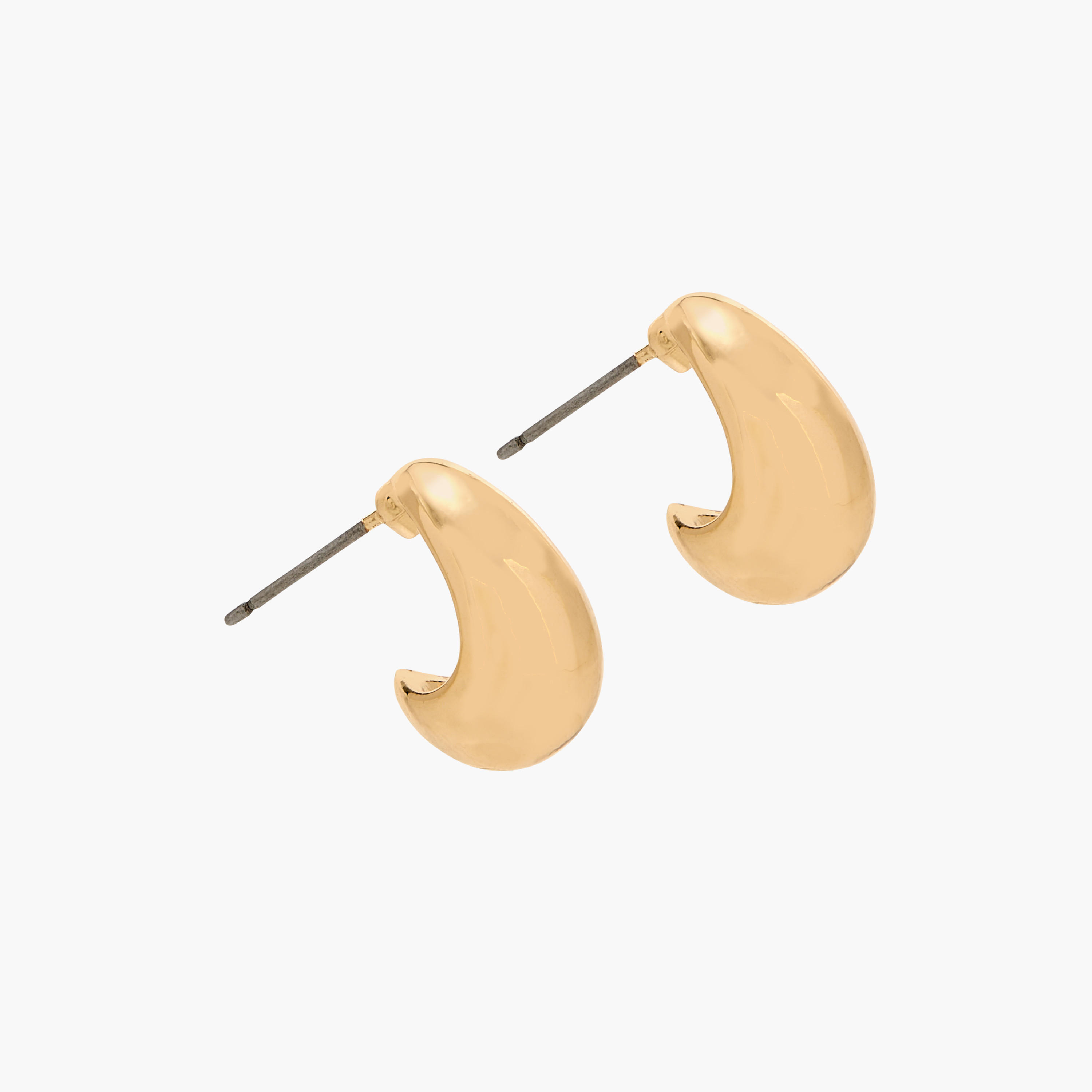 حلقان ميتاليك بمكبس إغلاق خلفي - طقم من 5 أزواج-women-watchesandjewellery-jewellery-earrings-image-4