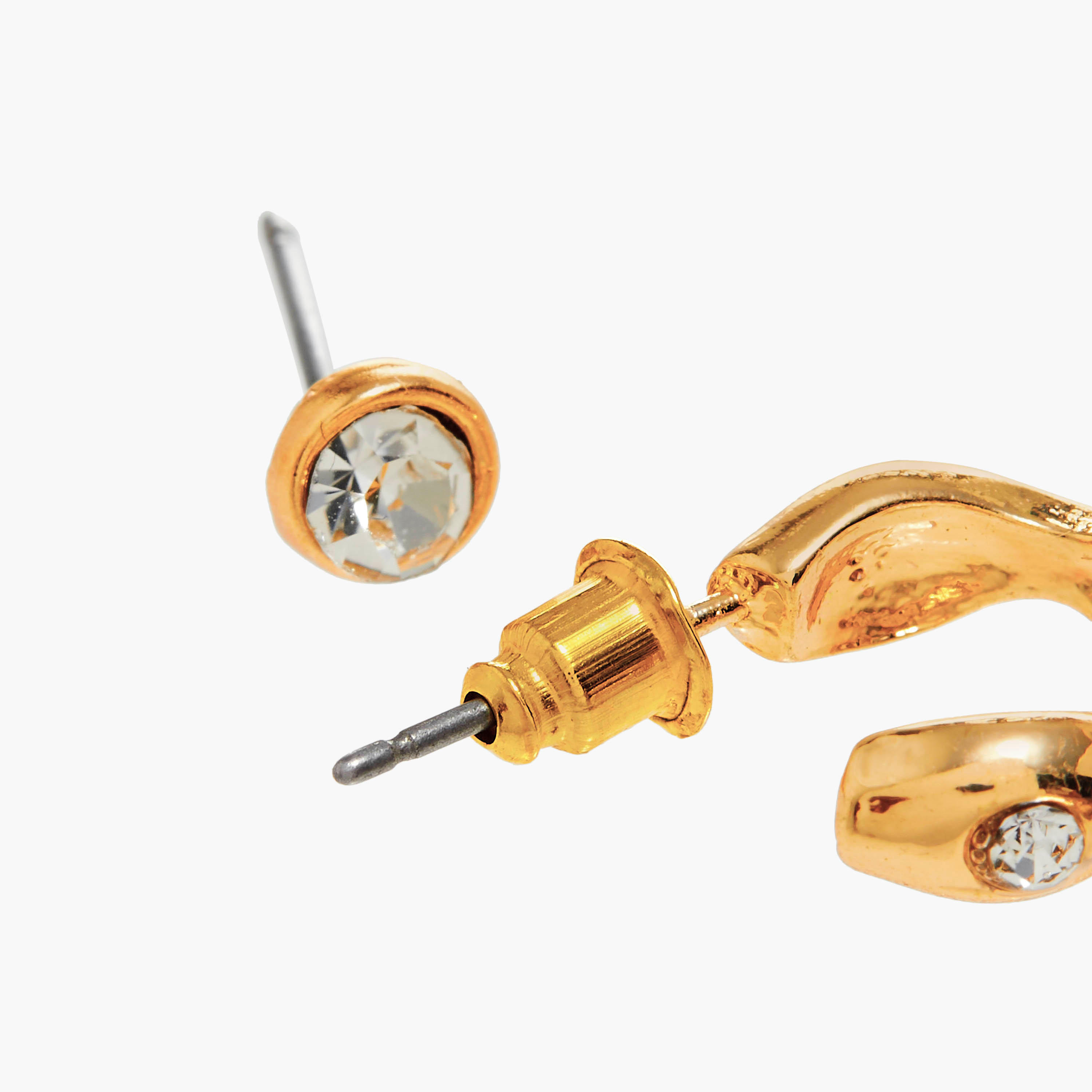 حلقان متنوعة بمكبس إغلاق خلفي - طقم من 9 أزواج-women-watchesandjewellery-jewellery-earrings-image-5