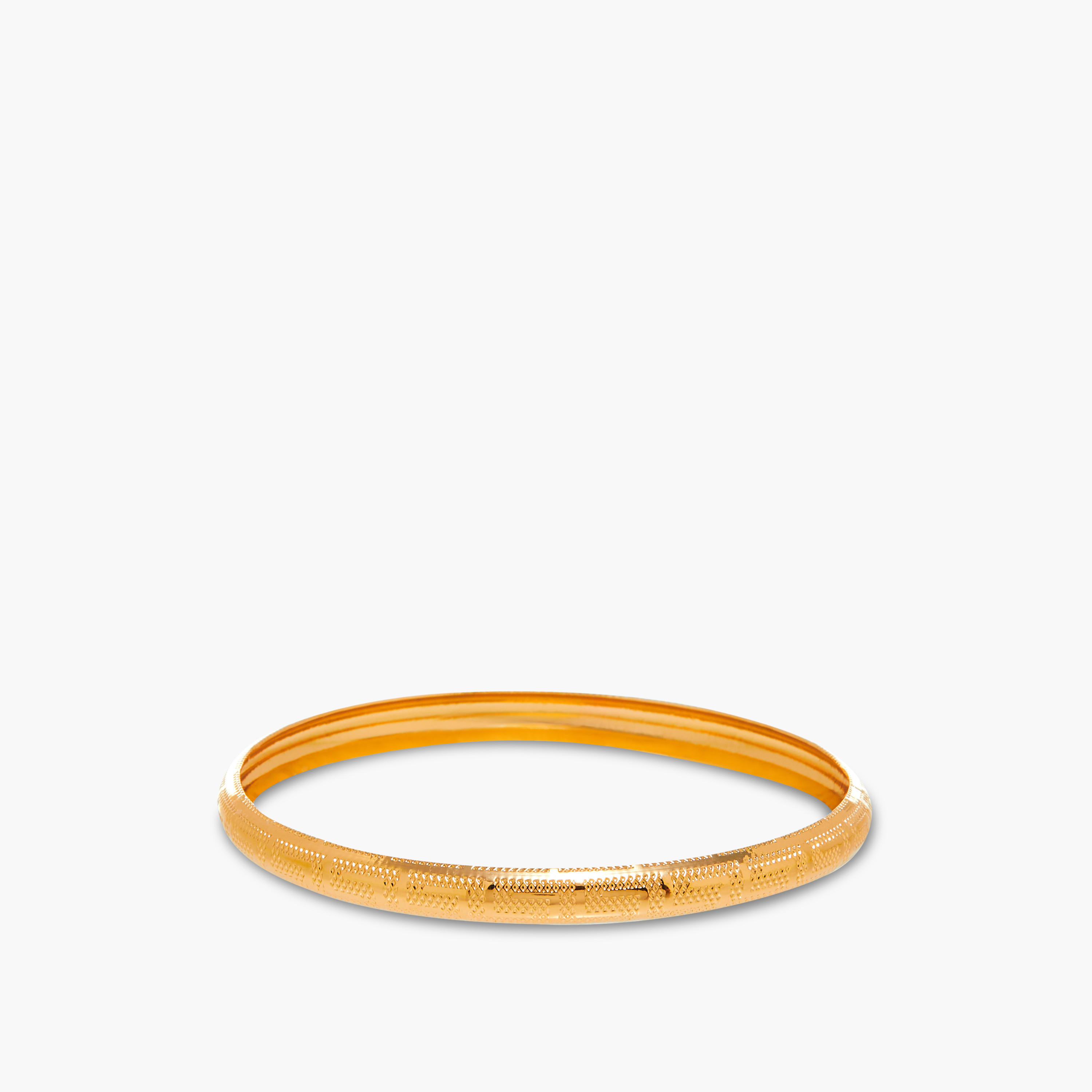 أساور معدنية بارزة الملمس - طقم 9 قطع-women-watchesandjewellery-jewellery-banglesandbracelets-image-8