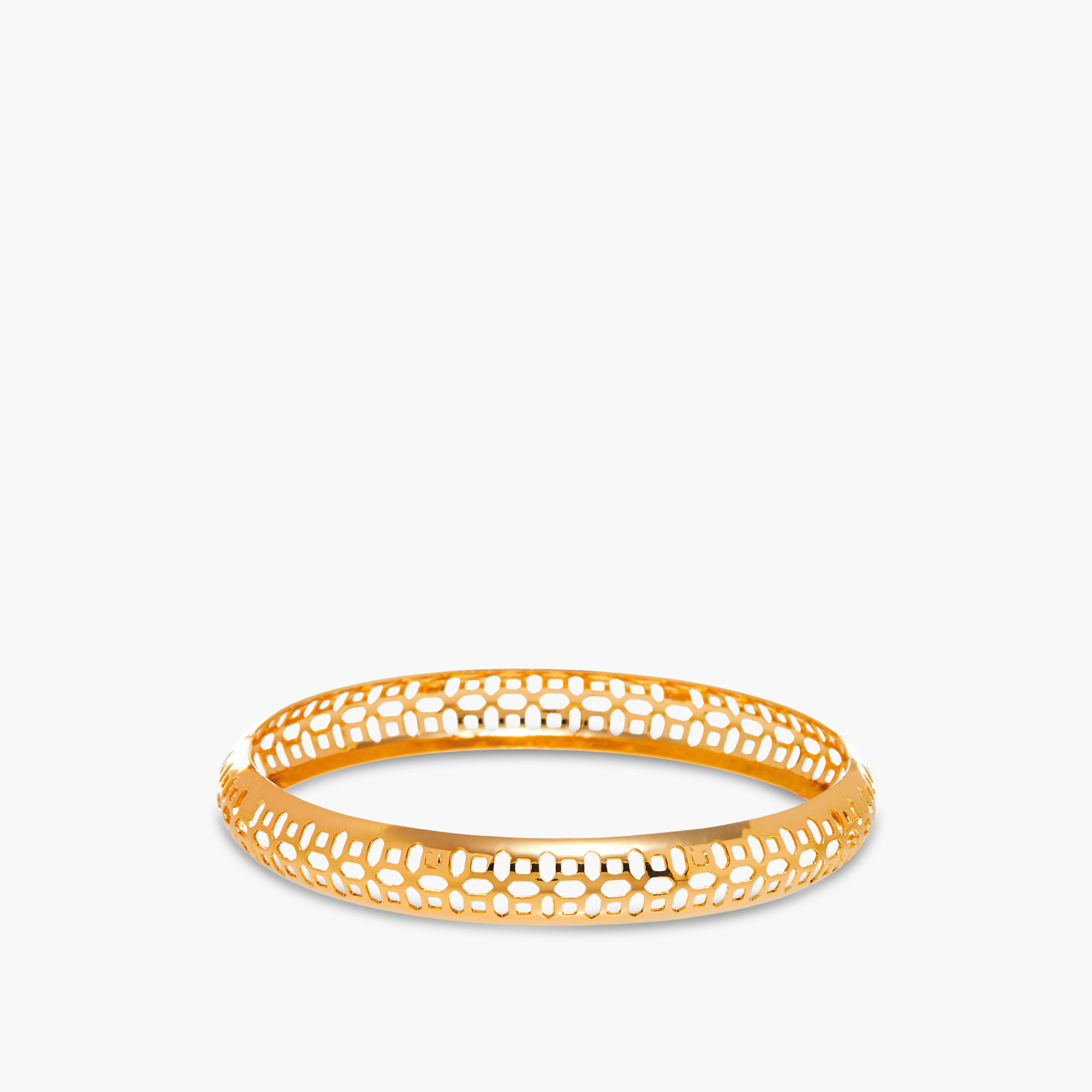أساور معدنية بارزة الملمس - طقم 9 قطع-women-watchesandjewellery-jewellery-banglesandbracelets-image-7