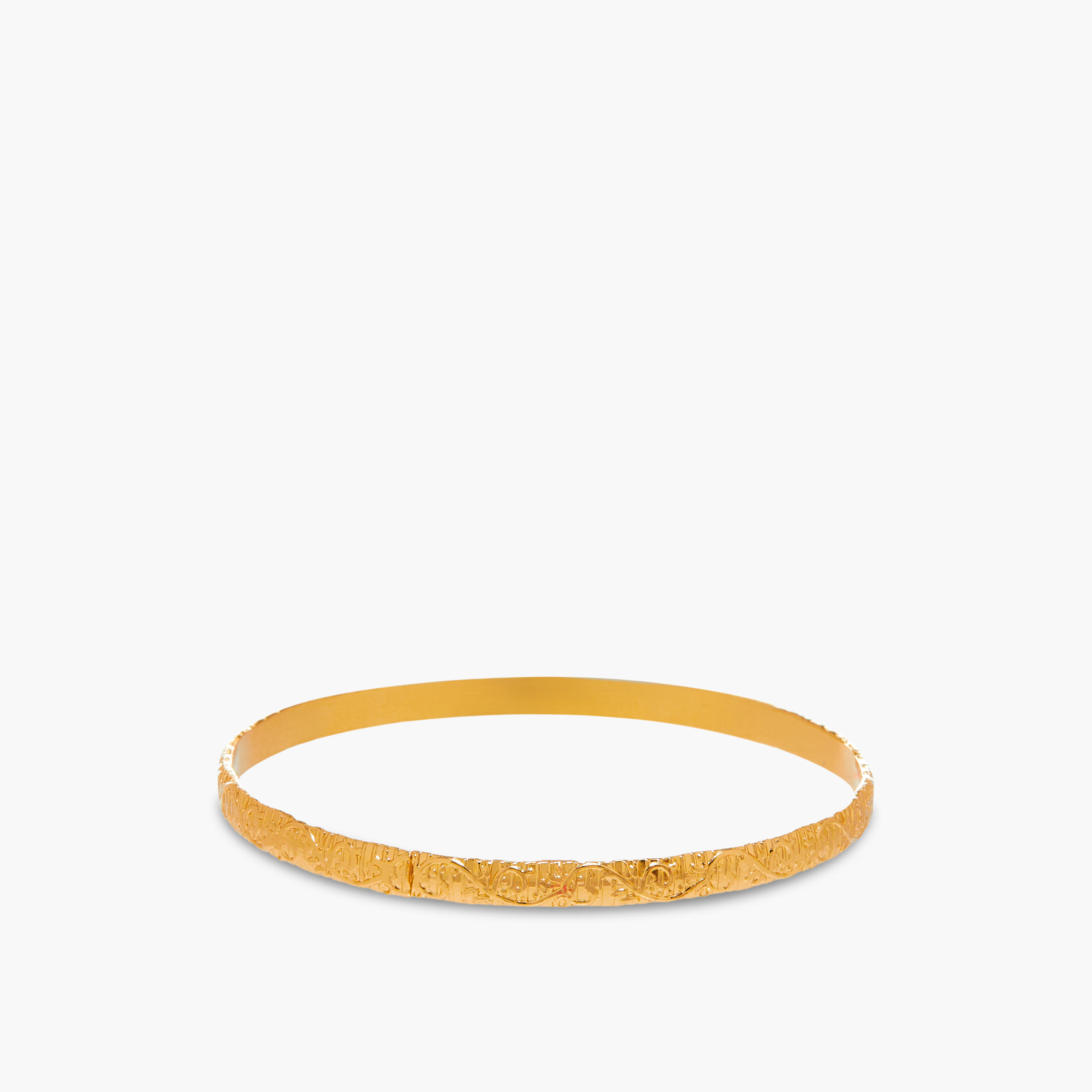 أساور معدنية بارزة الملمس - طقم 9 قطع-women-watchesandjewellery-jewellery-banglesandbracelets-image-5