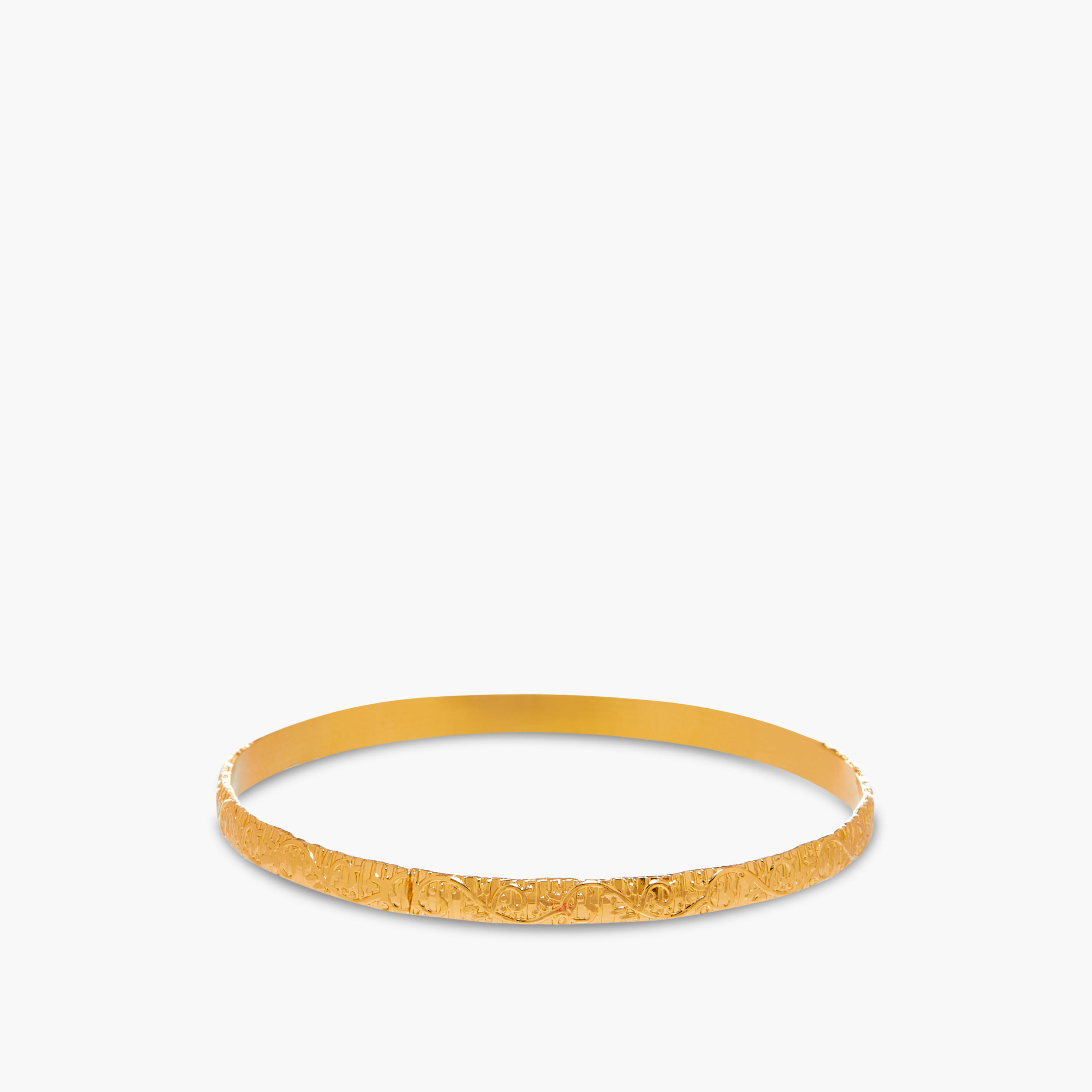 أساور معدنية بارزة الملمس - طقم 9 قطع-women-watchesandjewellery-jewellery-banglesandbracelets-image-4