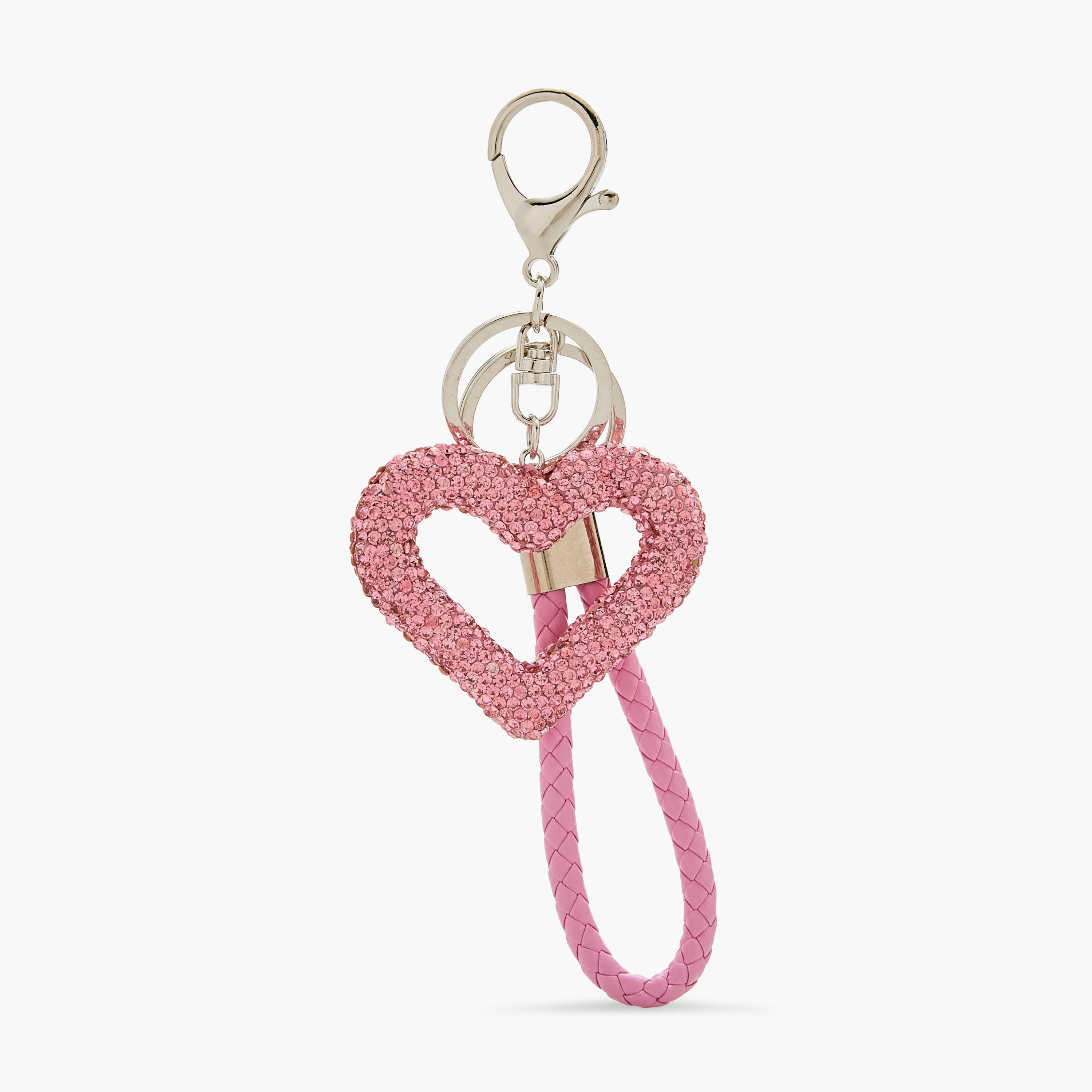 Heart Charm Keyring with Lobster Hook-women-clothingaccessories-novelties-image-1