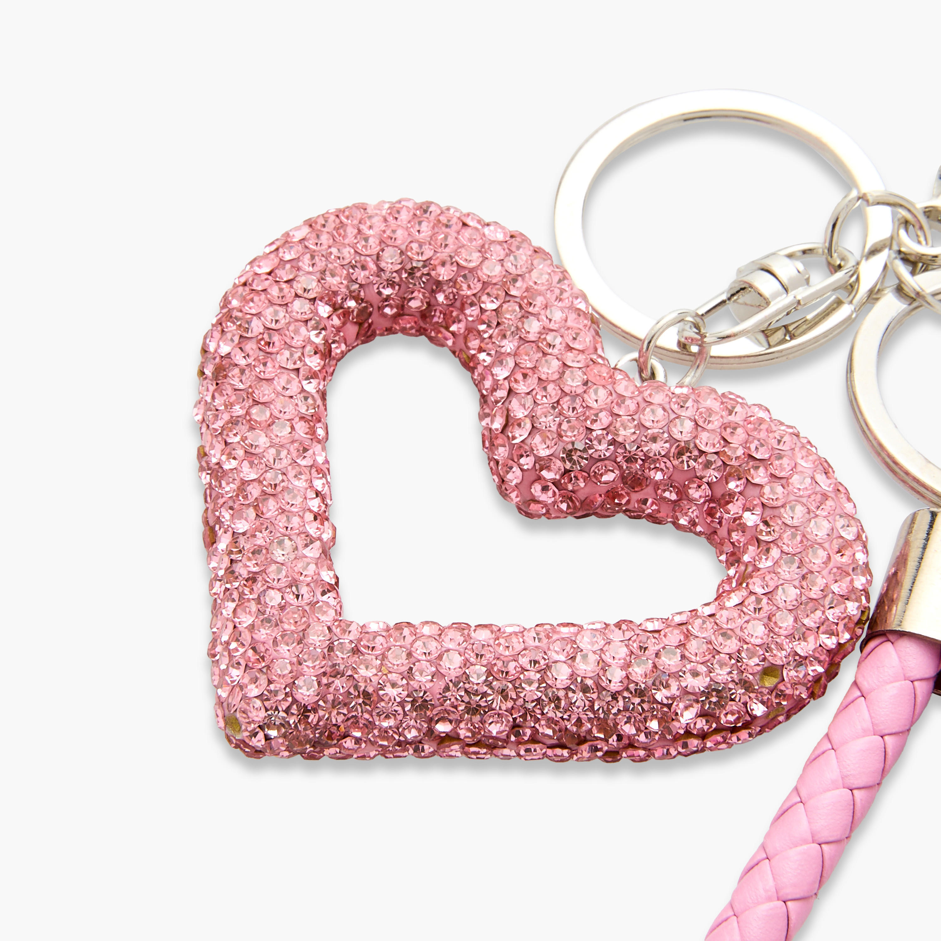 Heart Charm Keyring with Lobster Hook-women-clothingaccessories-novelties-image-4