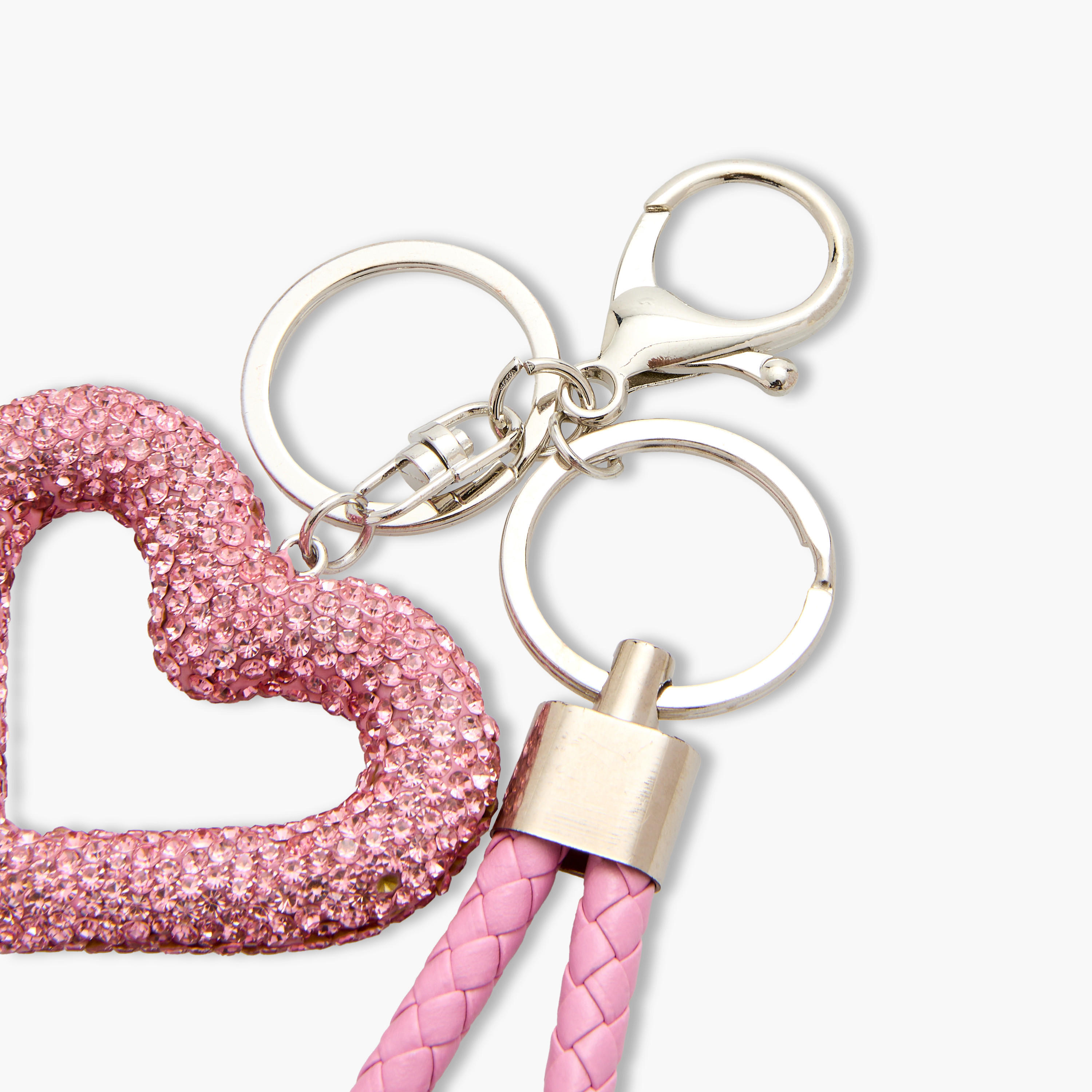 Heart Charm Keyring with Lobster Hook-women-clothingaccessories-novelties-image-5