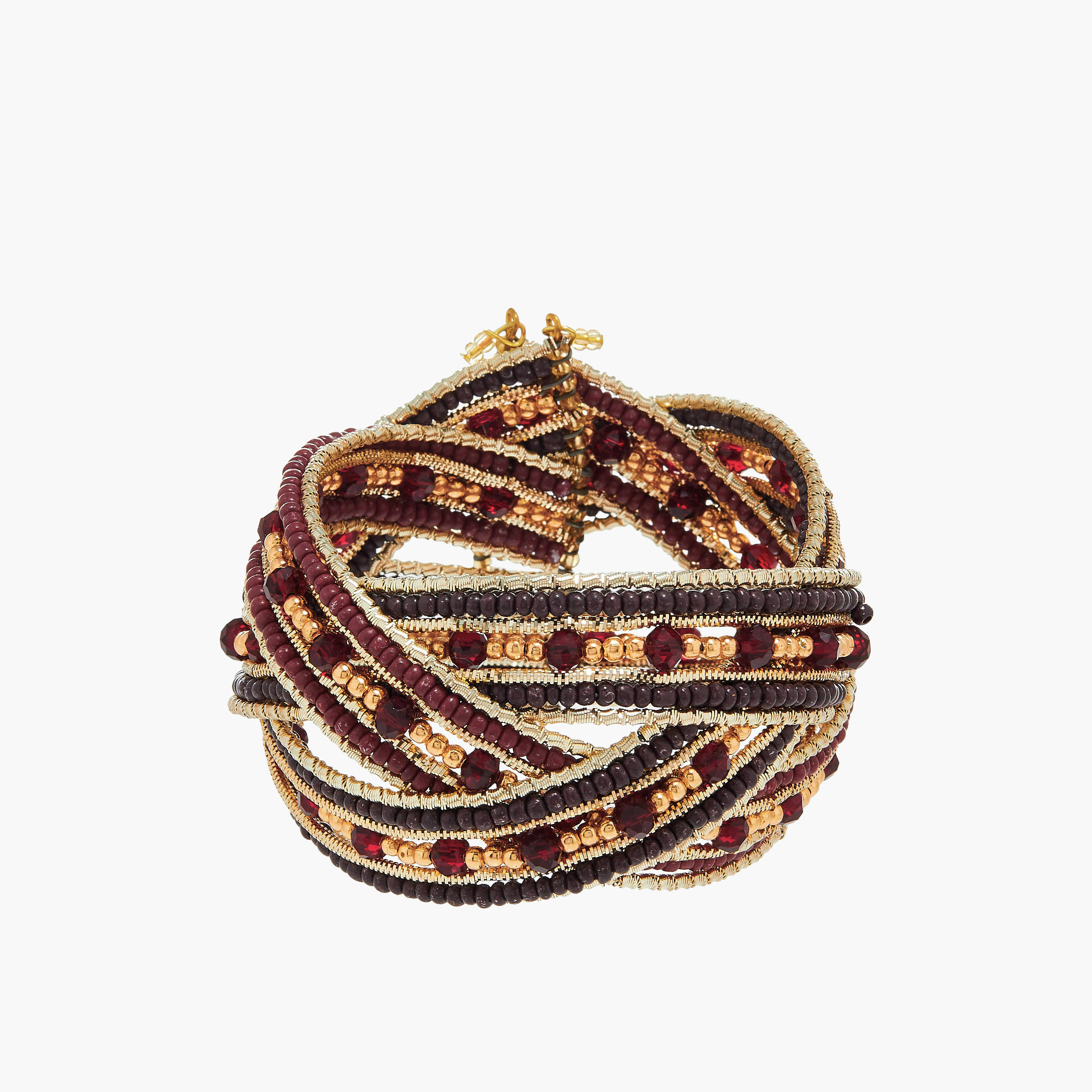 Embellished Cuff Bracelet-women-watchesandjewellery-jewellery-banglesandbracelets-image-1