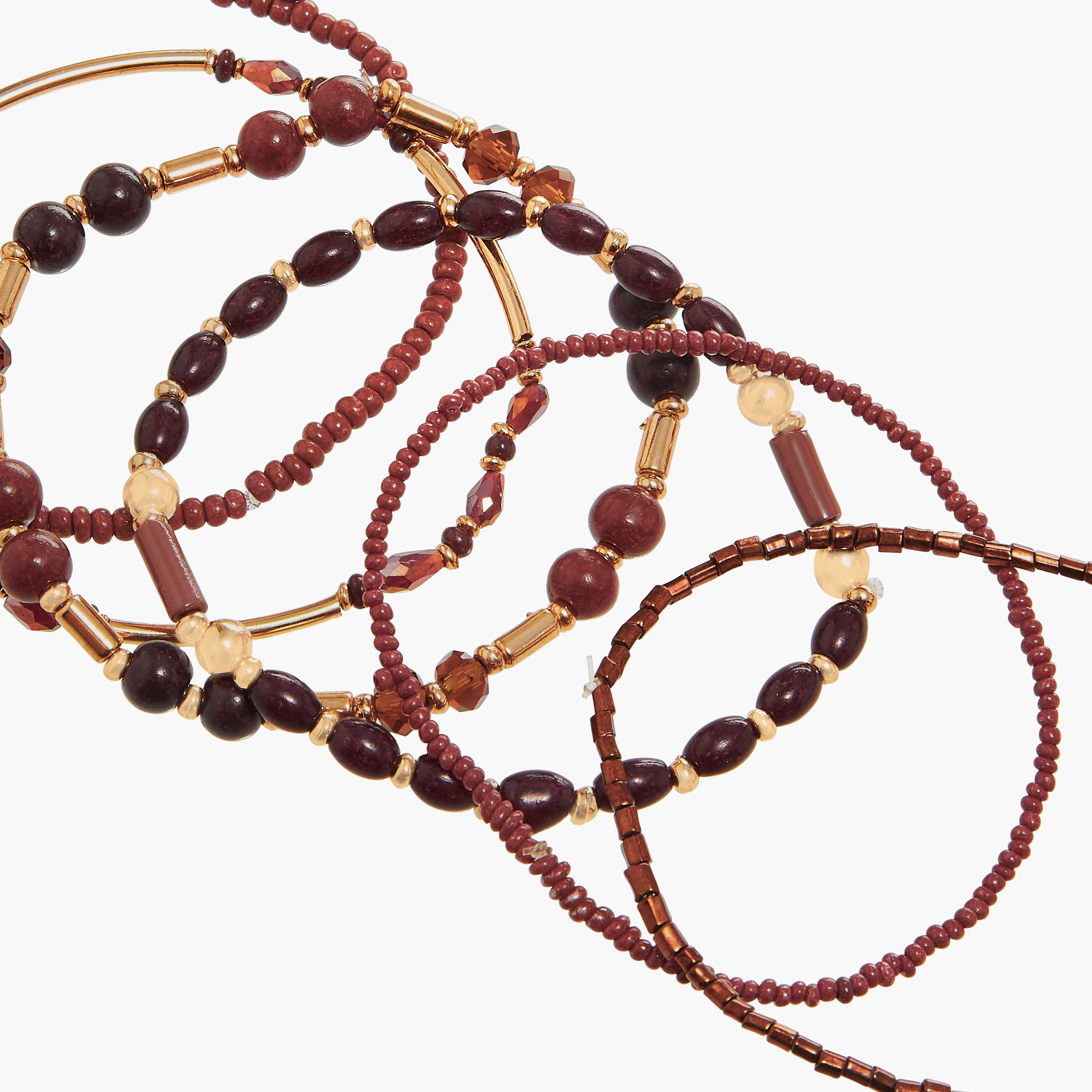 سوار قابل للتمدد - مجموعة من 9 قطع-women-watchesandjewellery-jewellery-banglesandbracelets-image-21