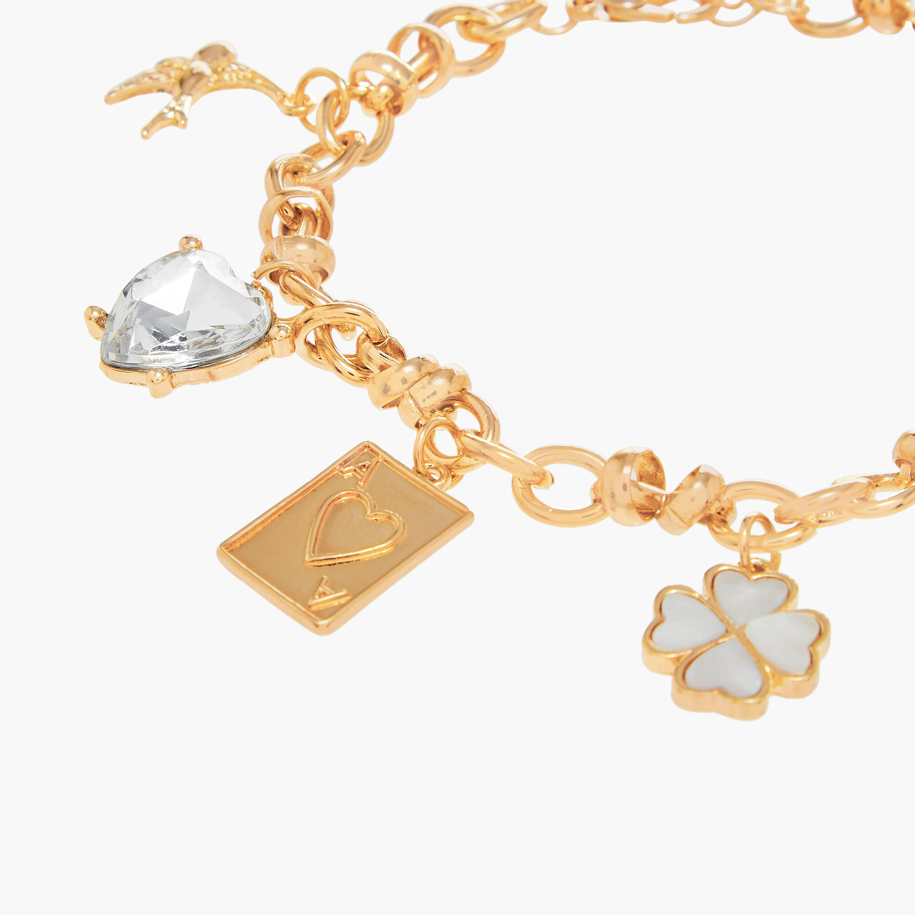 أسورة سلسلة بمشبك إغلاق ودلايات-women-watchesandjewellery-jewellery-banglesandbracelets-image-5