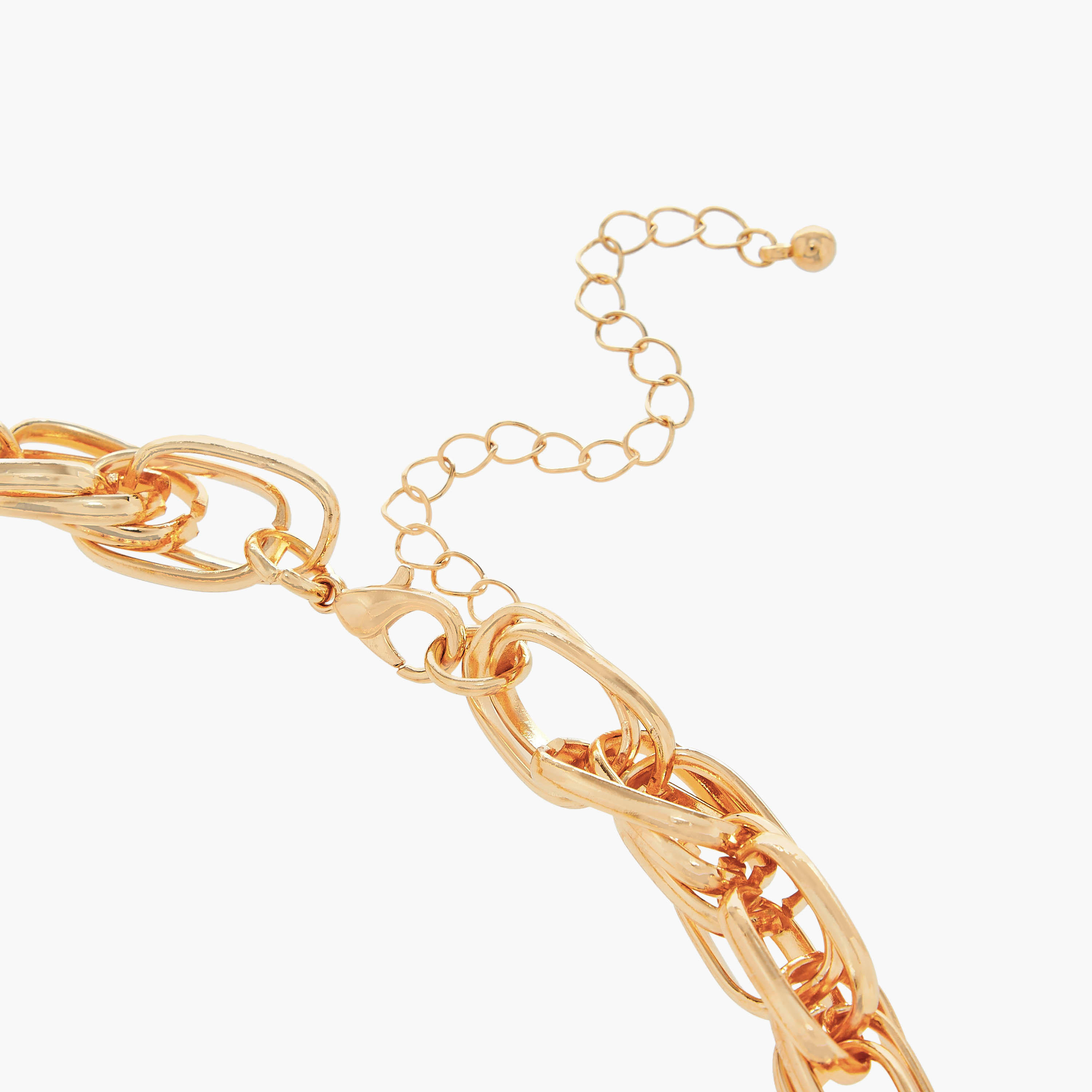 عقد سلسلة عريض بمشبك إغلاق-women-watchesandjewellery-jewellery-necklacesandpendants-image-4