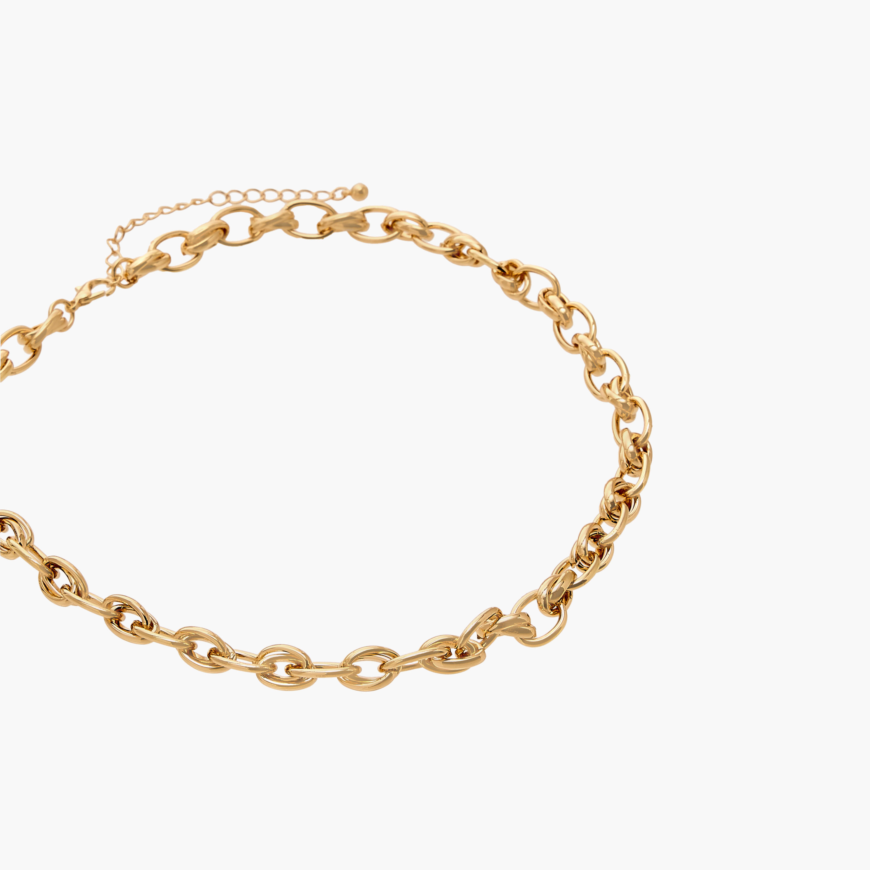 Chunky Link Necklace with Lobster Clasp Closure-women-watchesandjewellery-jewellery-necklacesandpendants-image-3