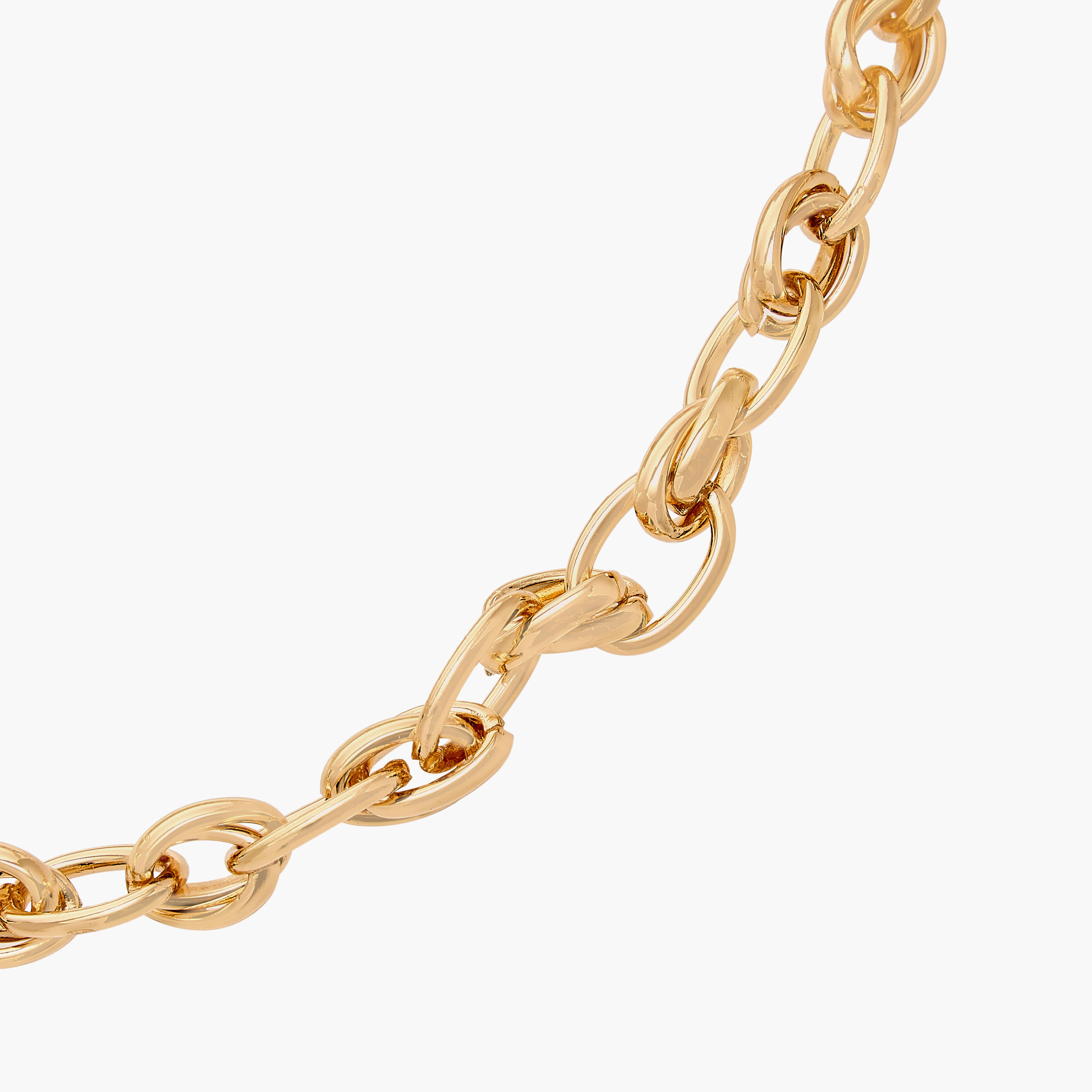 Chunky Link Necklace with Lobster Clasp Closure-women-watchesandjewellery-jewellery-necklacesandpendants-image-5