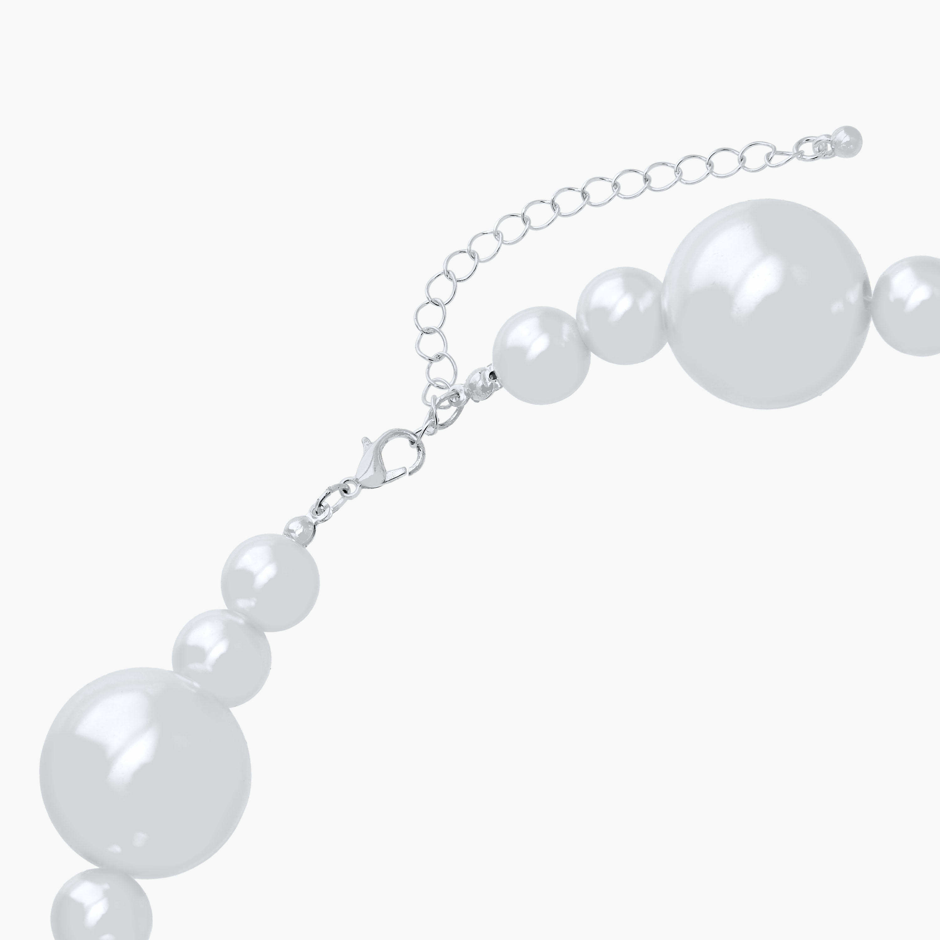 عقد لؤلؤ مع إغلاق مشبك-women-watchesandjewellery-jewellery-necklacesandpendants-image-2