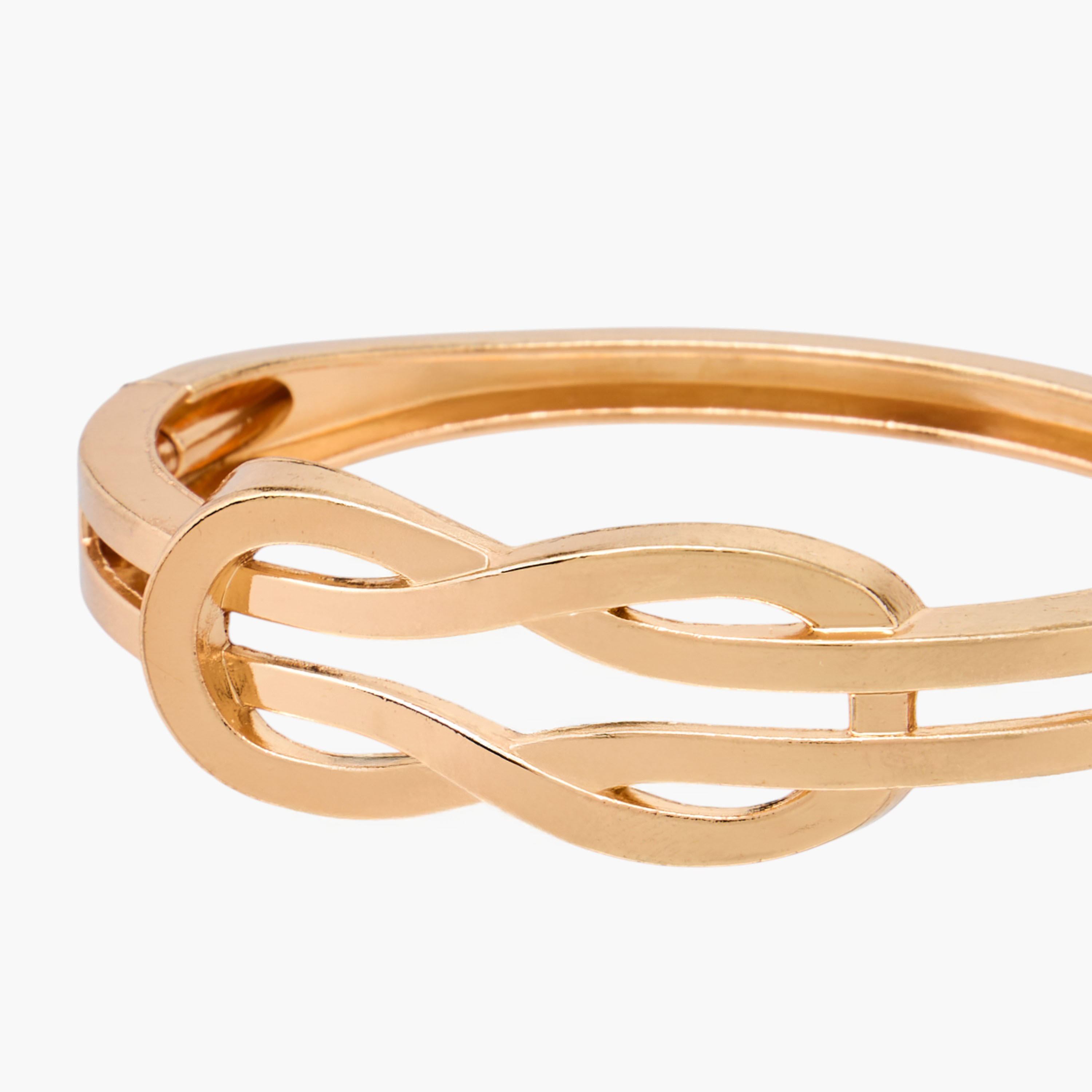 سوار ميتاليك بزينة عقدة-women-watchesandjewellery-jewellery-banglesandbracelets-image-2
