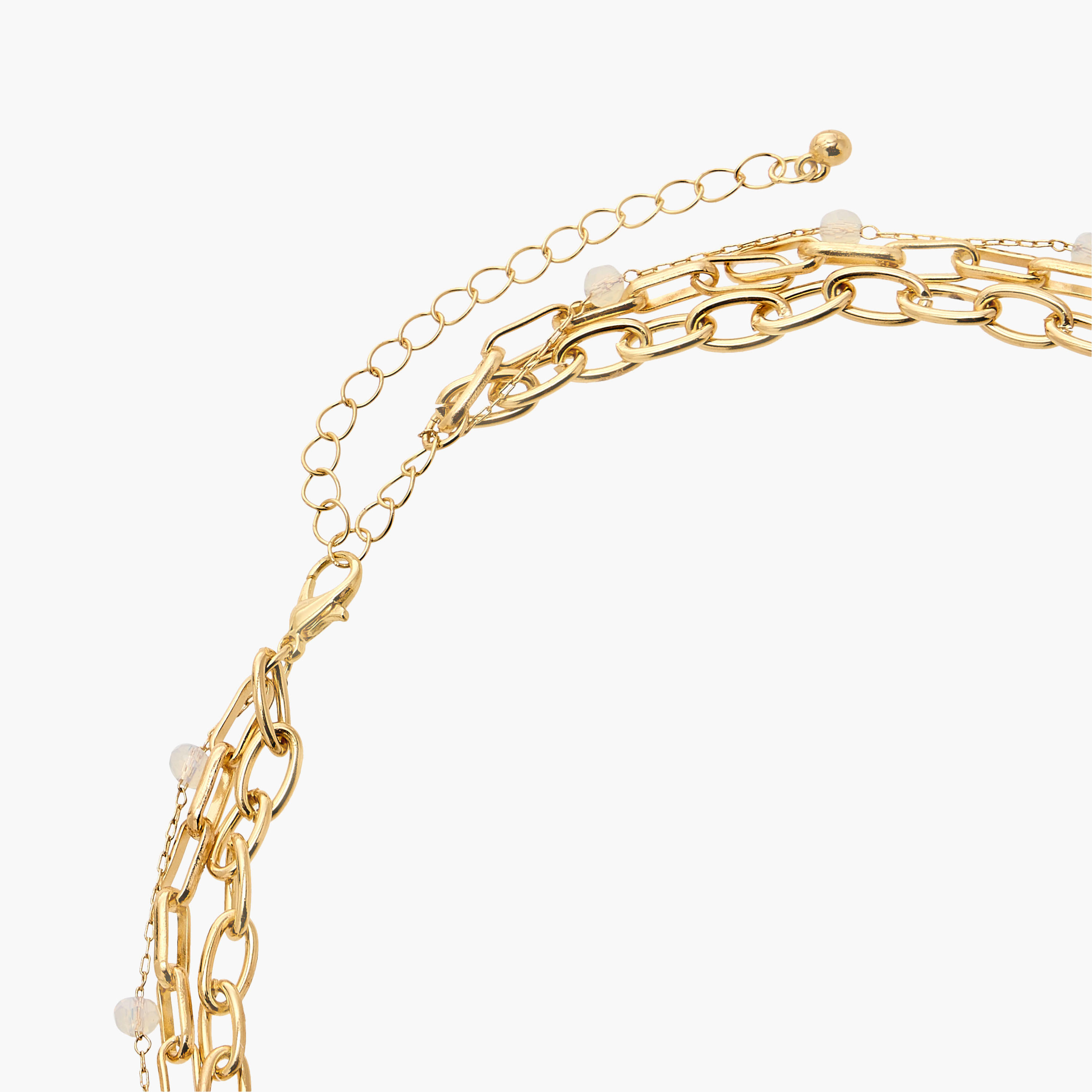 عقد بطبقات مع تفاصيل دلايات وإغلاق بمشبك-women-watchesandjewellery-jewellery-necklacesandpendants-image-4