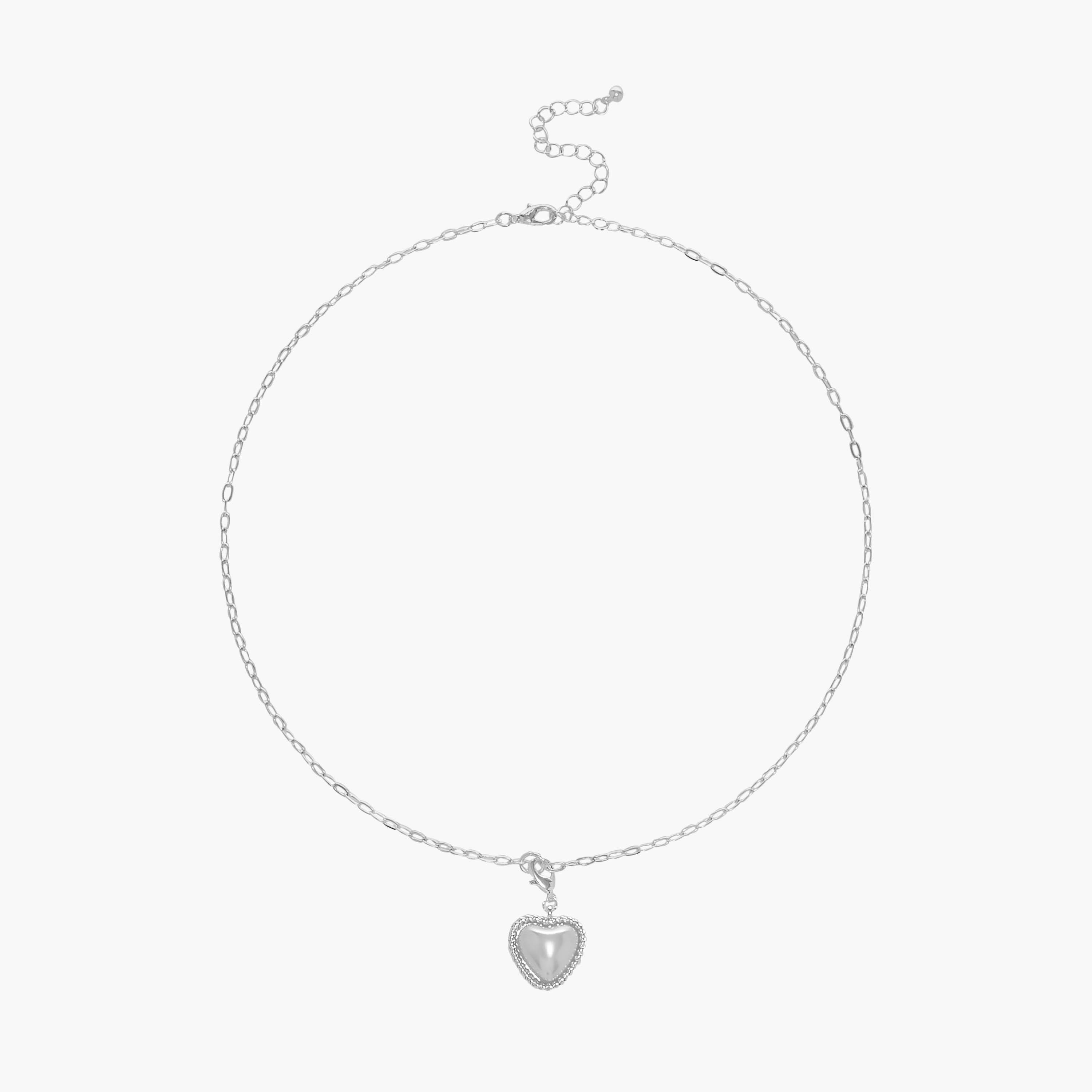 Metallic Chain Pendant Necklace with Charms-women-watchesandjewellery-jewellery-necklacesandpendants-image-2