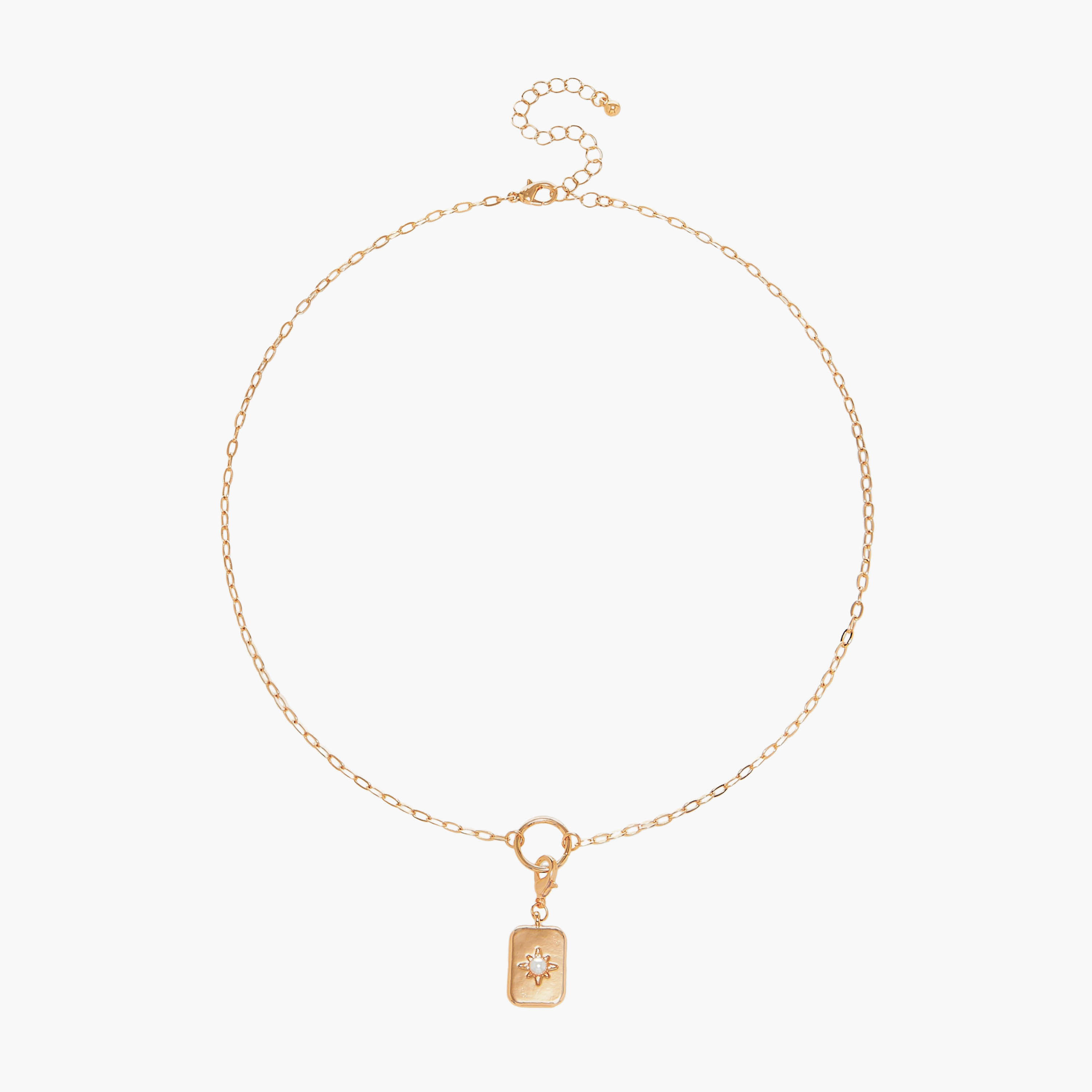 Metallic Chain Pendant Necklace with Charms-women-watchesandjewellery-jewellery-necklacesandpendants-image-3