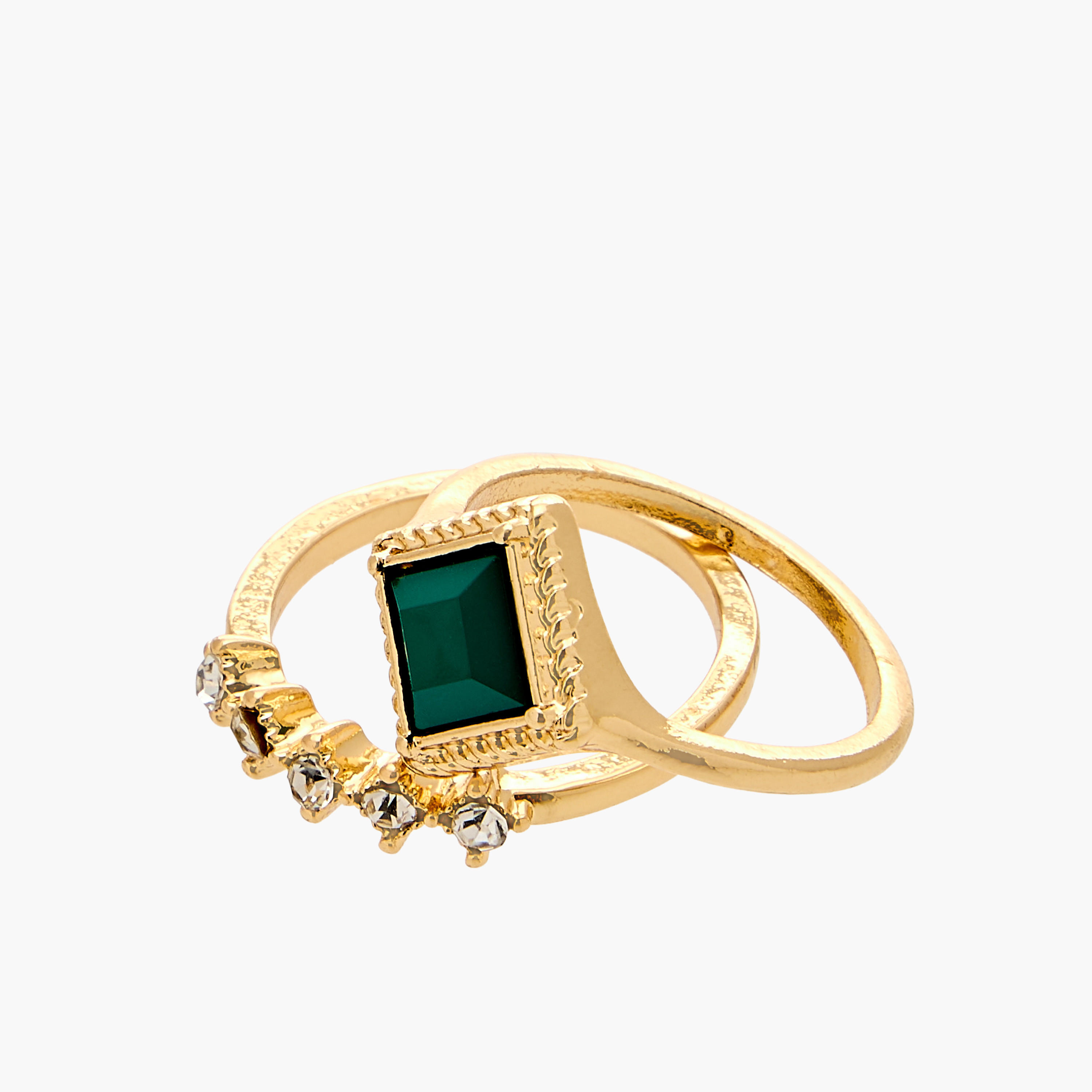 Set of 8 - Assorted Metallic Ring-women-watchesandjewellery-jewellery-rings-image-3