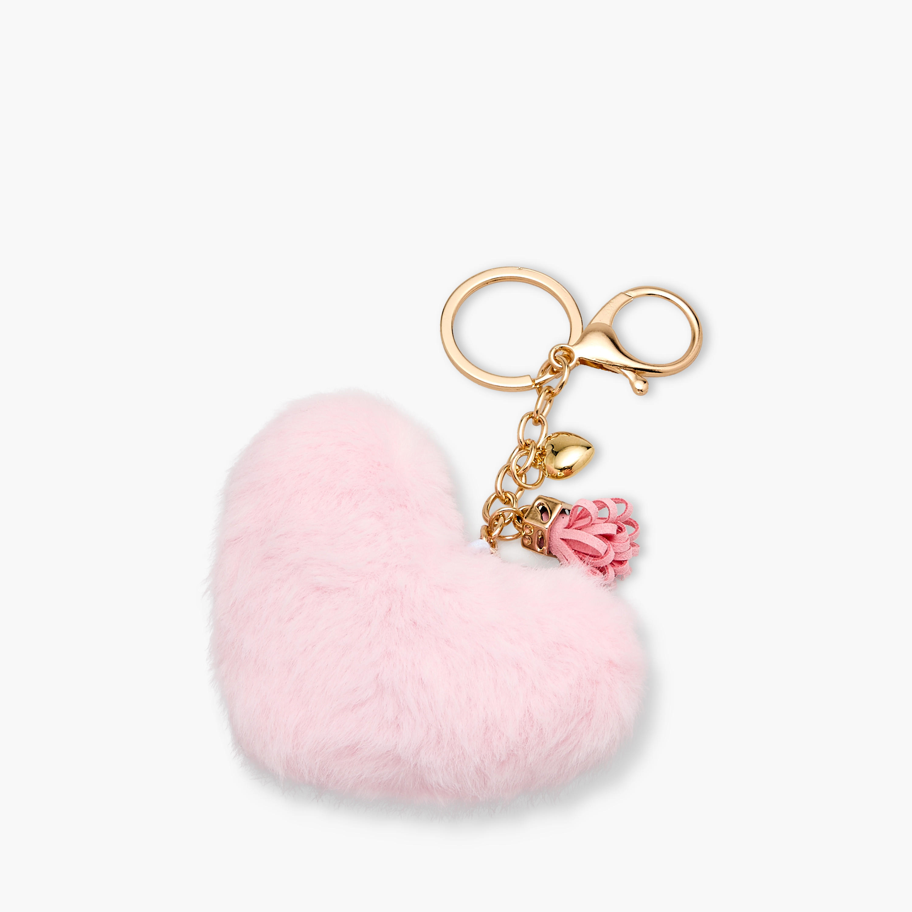 Gloo Heart Charm Keyring with Lobster Clasp-women-clothingaccessories-novelties-image-2